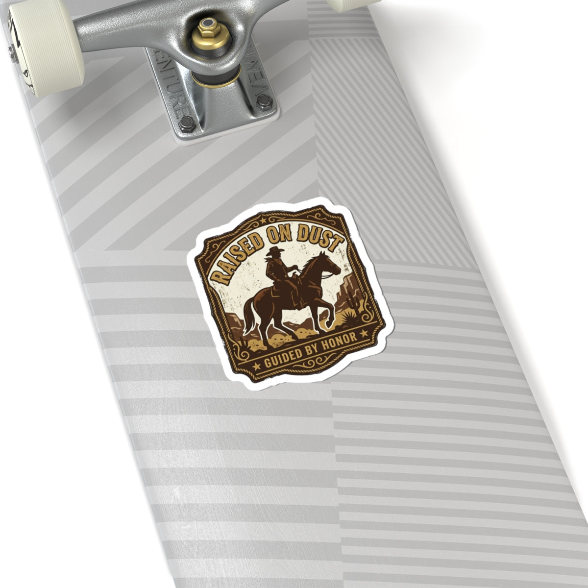Raised on Dust Sticker | Western cowboy, Americana vintage rodeo