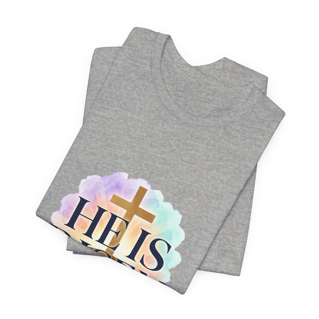 He Is Risen Tee | Easter shirt, Christian apparel, resurrection scripture
