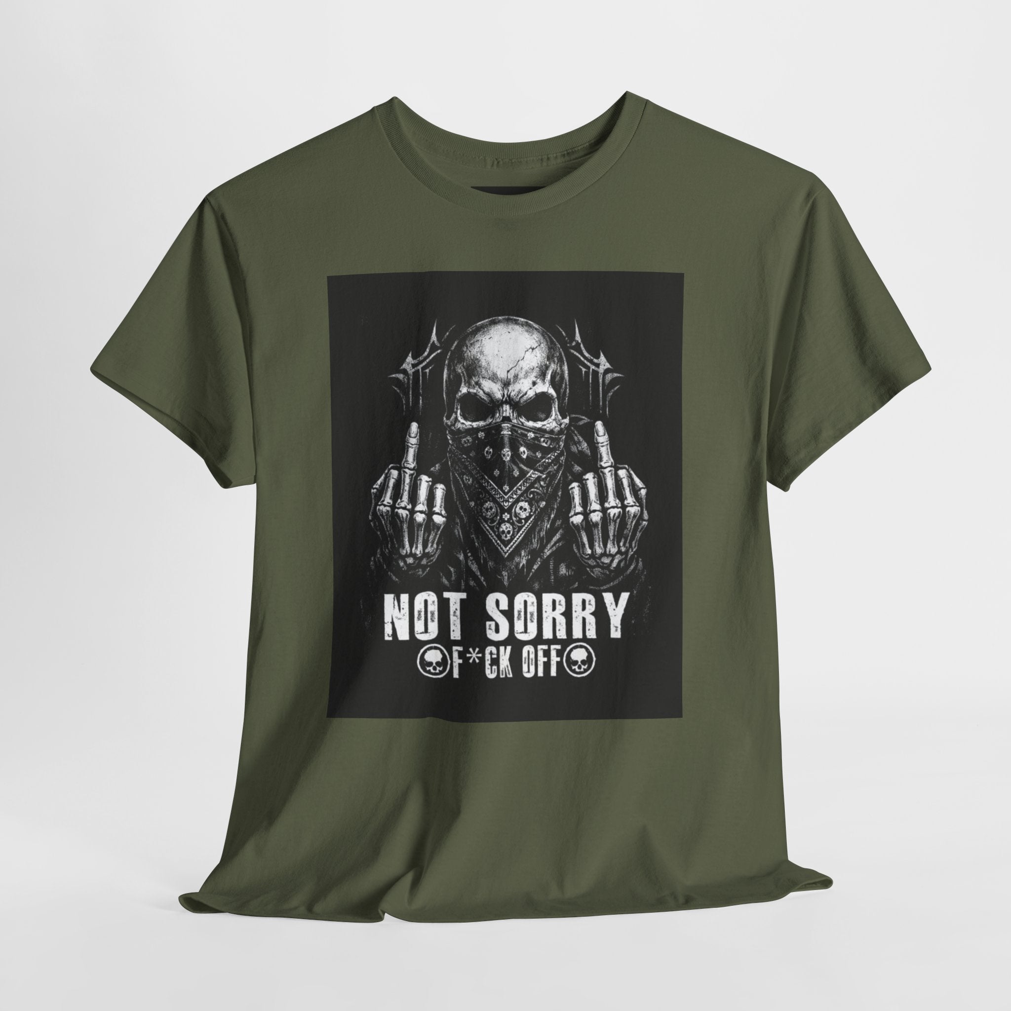 Not Sorry Skull Tee — 'F*ck Your Feelings' Graphic T-Shirt