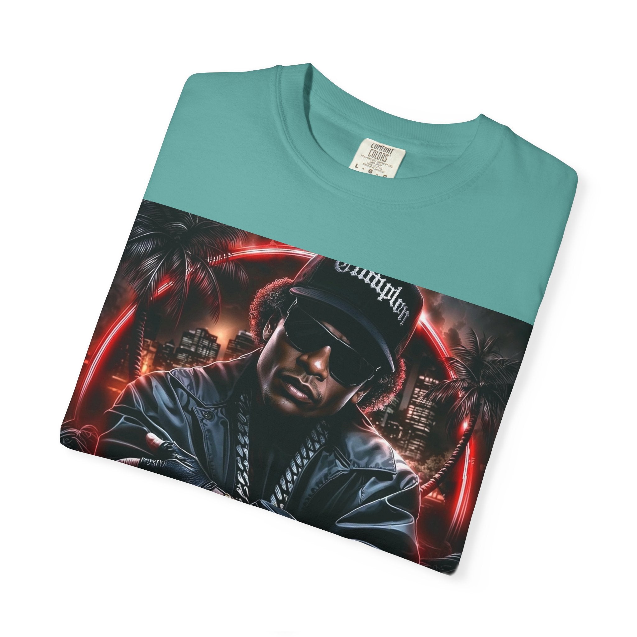 Rap Legend Graphic T-Shirt — Urban Hip Hop Portrait Tee