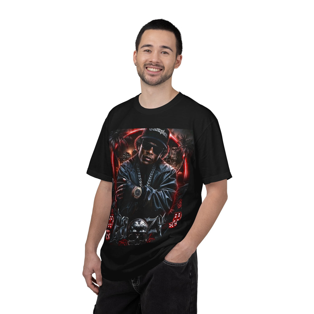 Rap Legend Graphic T-Shirt — Urban Hip Hop Portrait Tee