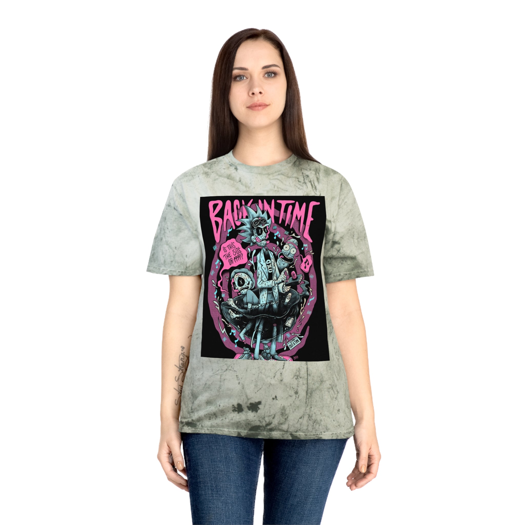 Psychedelic Rick & Morty Tee — Retro Trippy Graphic T-Shirt