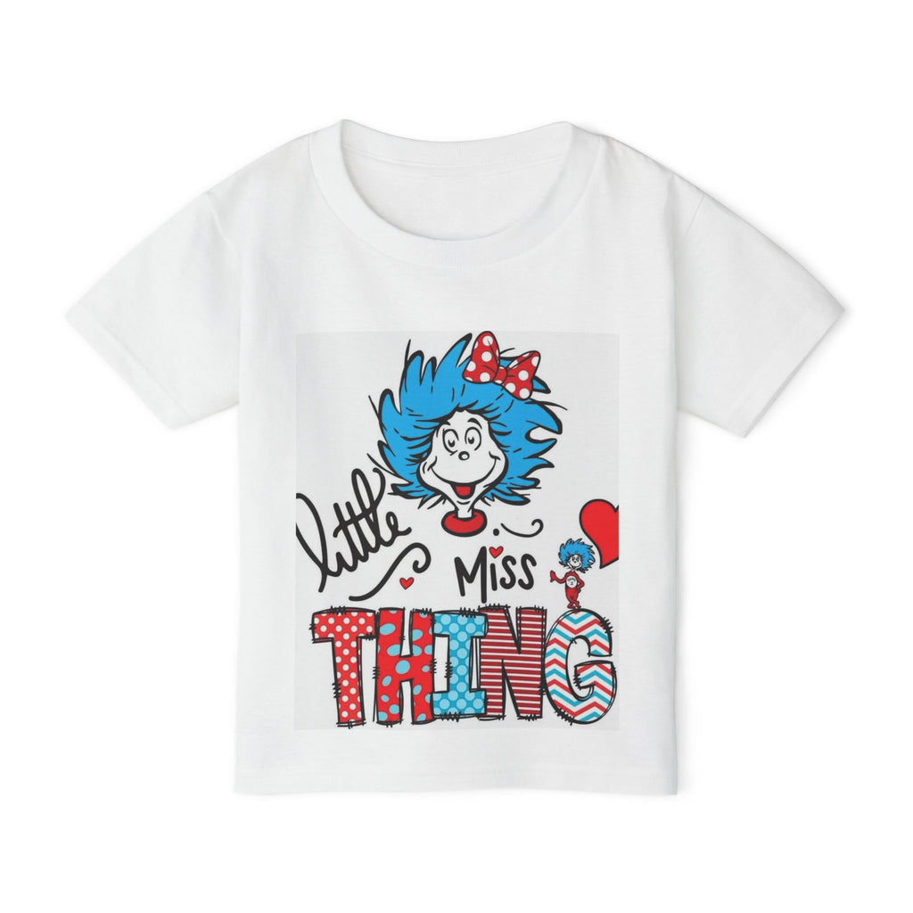 Little Miss Thing Toddler T-Shirt — Colorful Dr. Seuss Inspired Girls' Tee