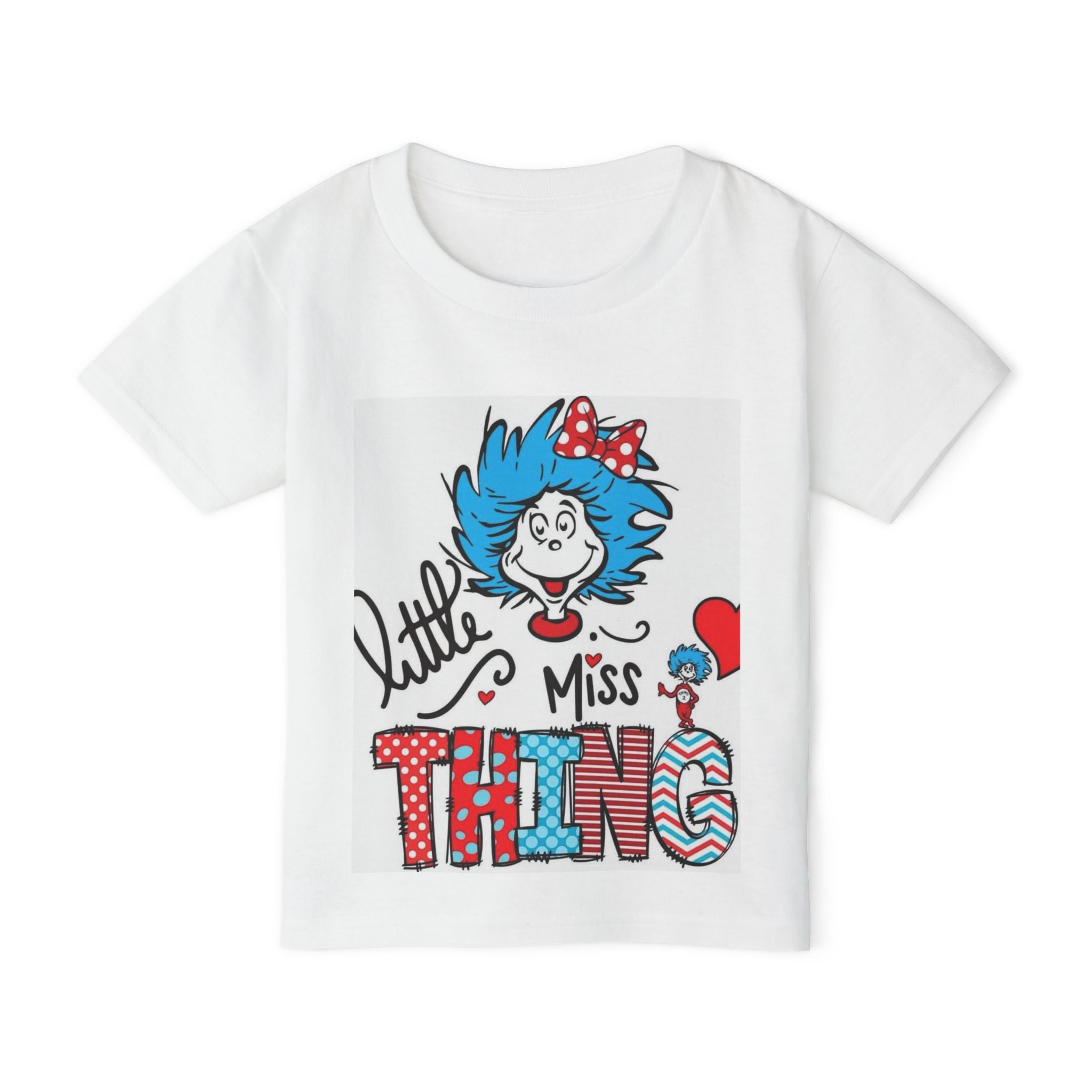 Little Miss Thing Toddler T-Shirt — Colorful Dr. Seuss Inspired Girls' Tee