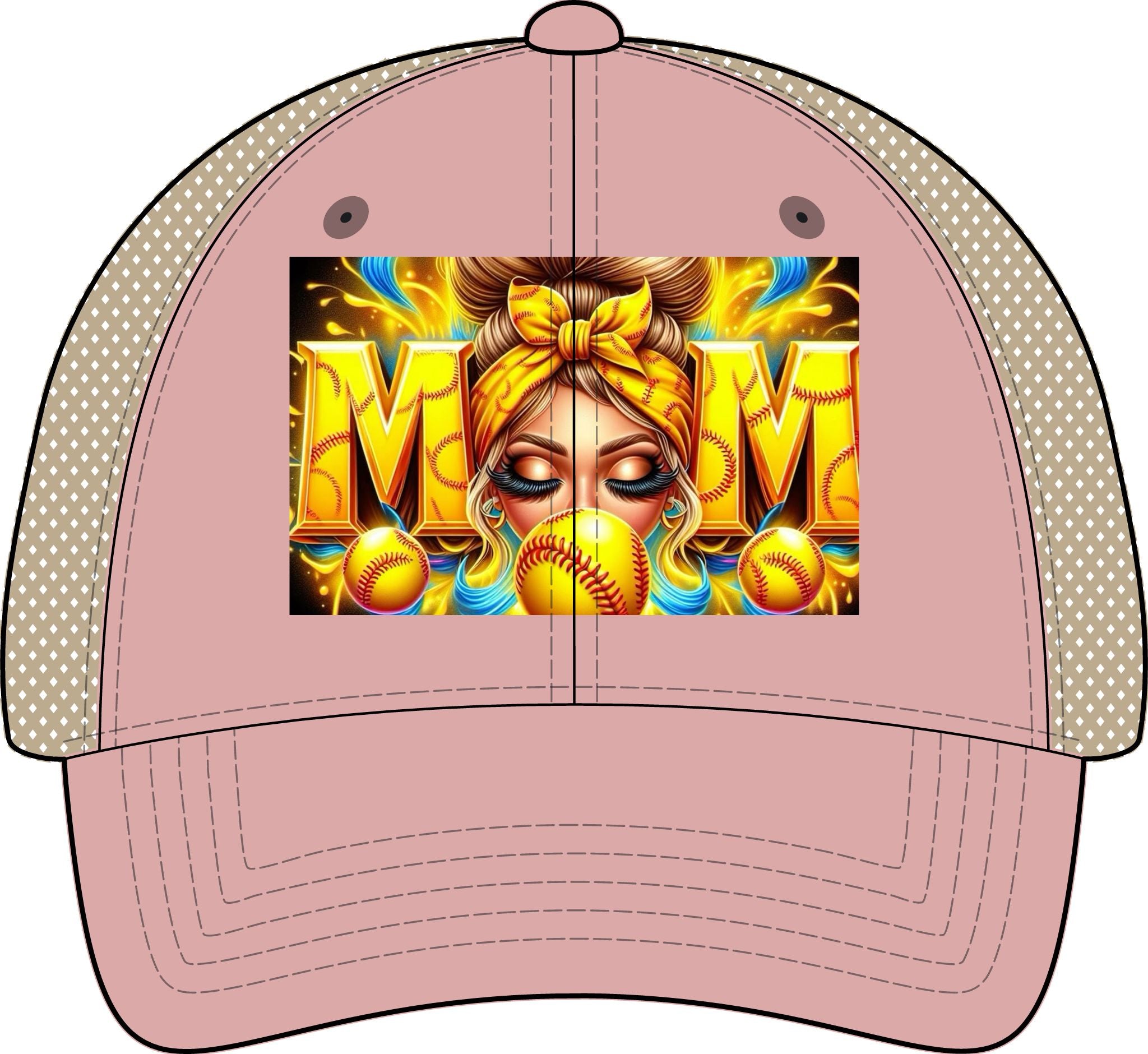 Women's Washed Mesh-Back Cap
