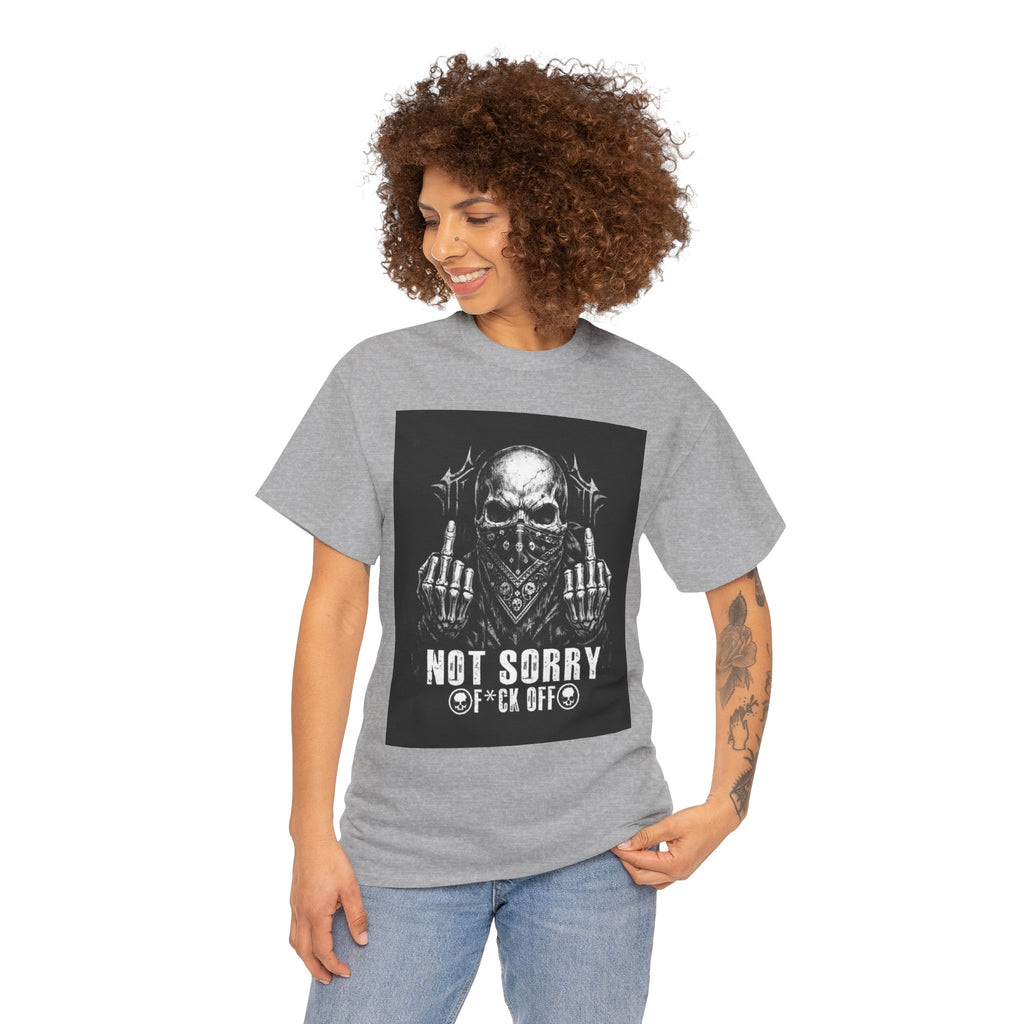 Not Sorry Skull Tee — 'F*ck Your Feelings' Graphic T-Shirt