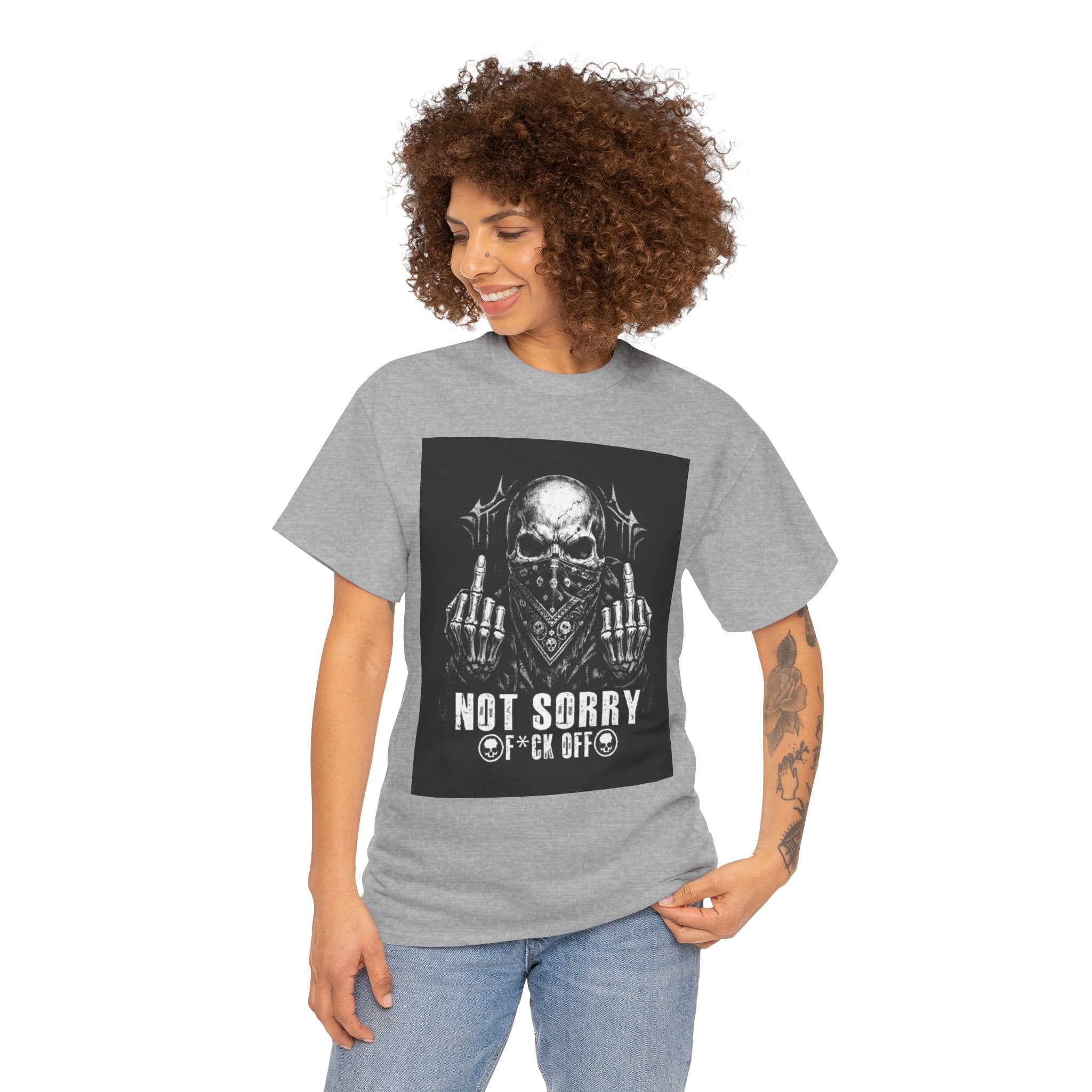 Not Sorry Skull Tee — 'F*ck Your Feelings' Graphic T-Shirt