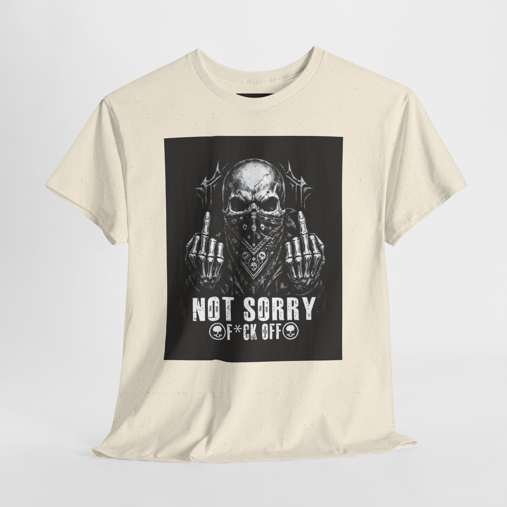 Not Sorry Skull Tee — 'F*ck Your Feelings' Graphic T-Shirt