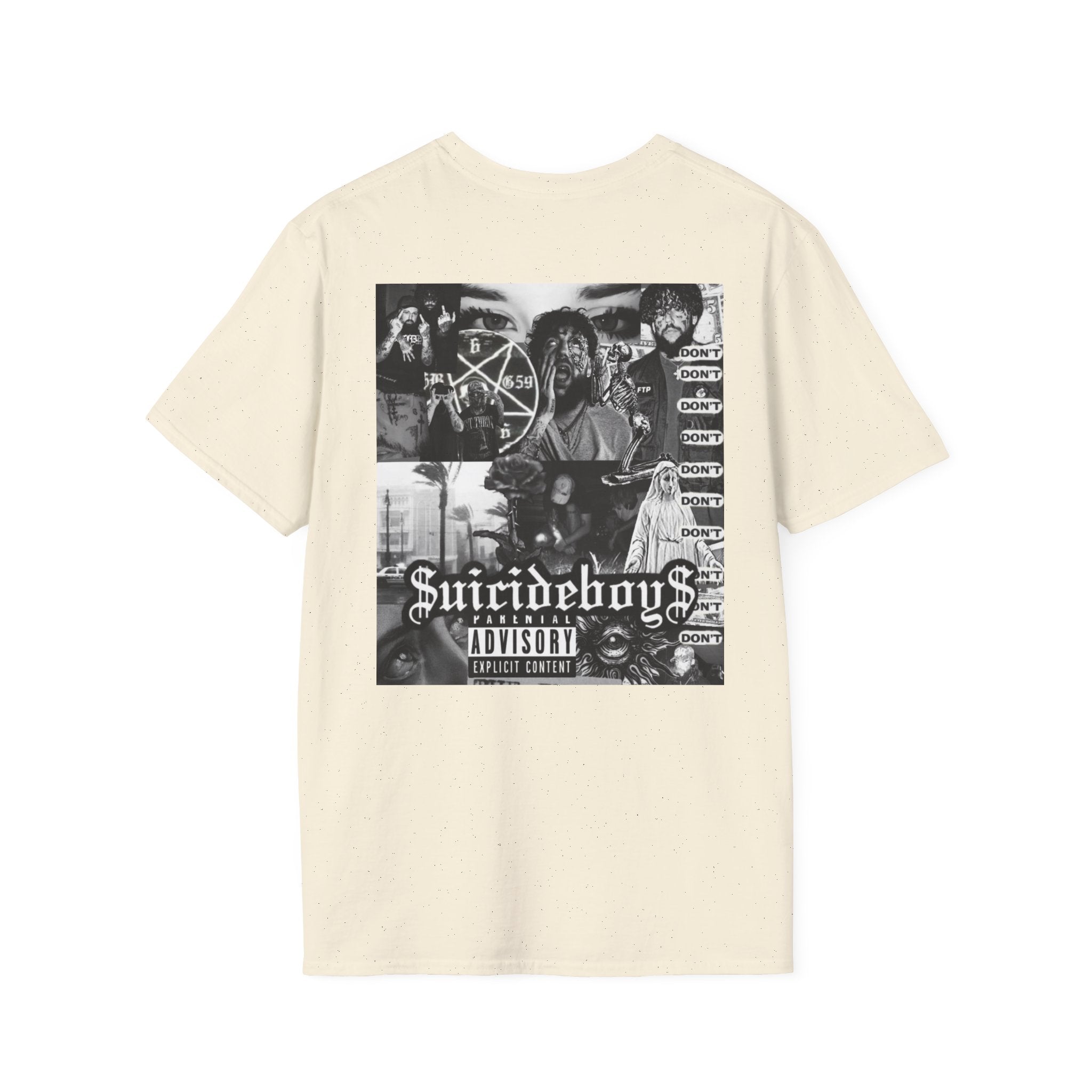 Suicideboys Graphic T-Shirt — Black & White Rap Crew Photo Tee
