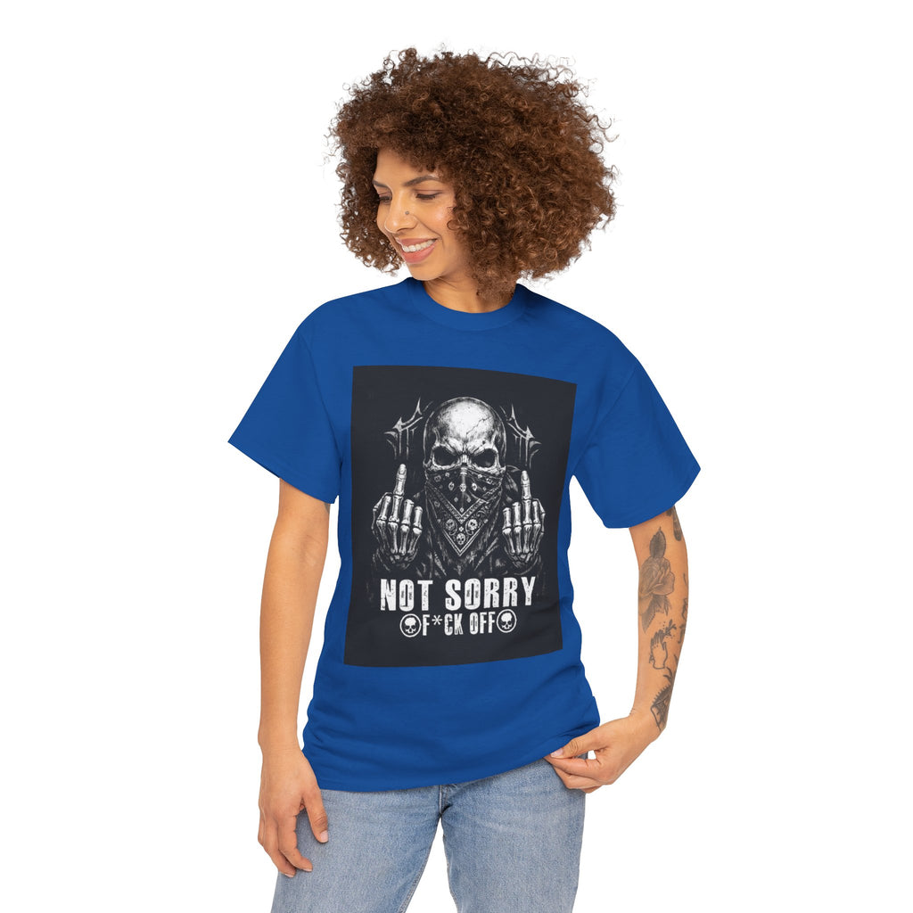 Not Sorry Skull Tee — 'F*ck Your Feelings' Graphic T-Shirt