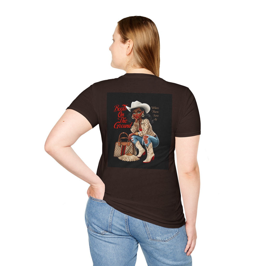 Cowgirl Graphic T-Shirt — "Boots & Bling / It’s a Cowboy Thing" Western Style Tee