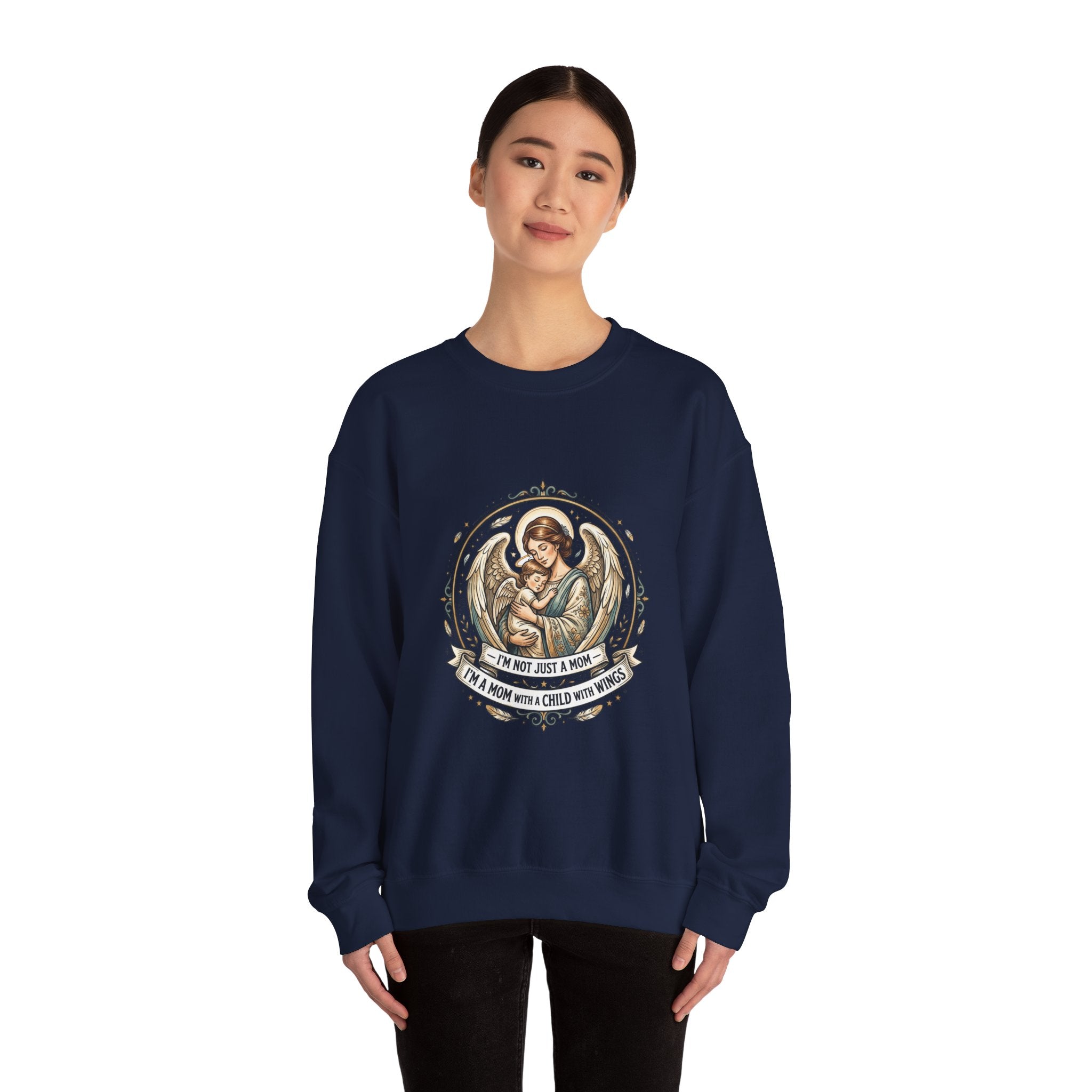 Mom Identity Typographic Sweatshirt | Mother's Day minimalist mom sweatshirt