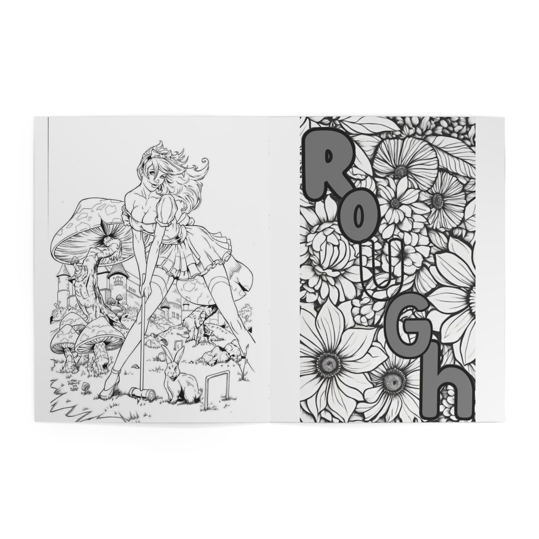 Adult Coloring Book — Naughty & Playful Erotic Designs for Couples & Grown-Ups