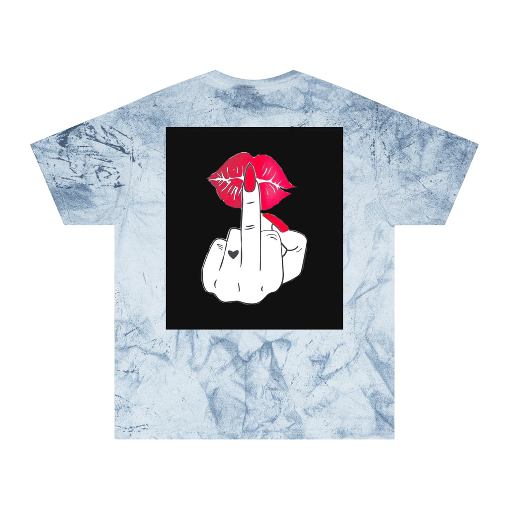 Graphic Tee — "Almost Pulled a Muscle Trying to Give AF" Color Blast T-Shirt