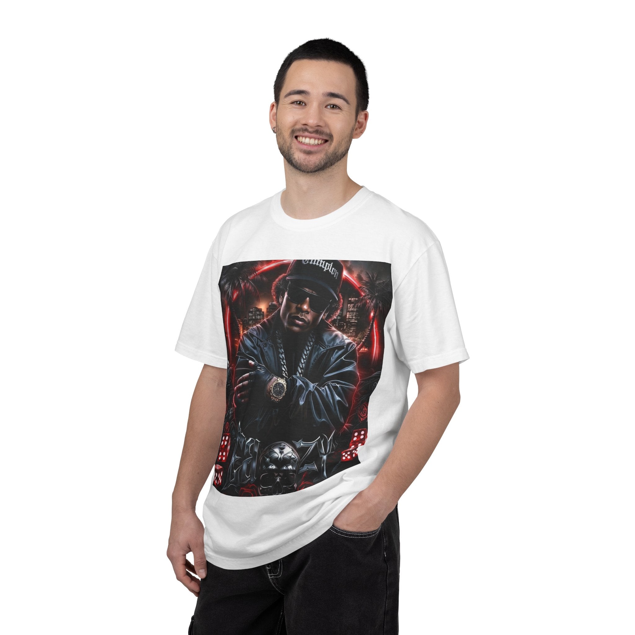 Rap Legend Graphic T-Shirt — Urban Hip Hop Portrait Tee