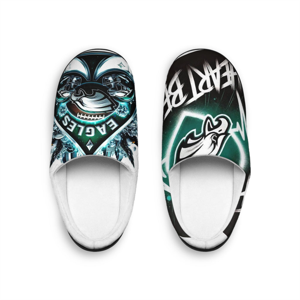 Eagles Graphic Men's Indoor Slippers - Team Logo Comfort Slides