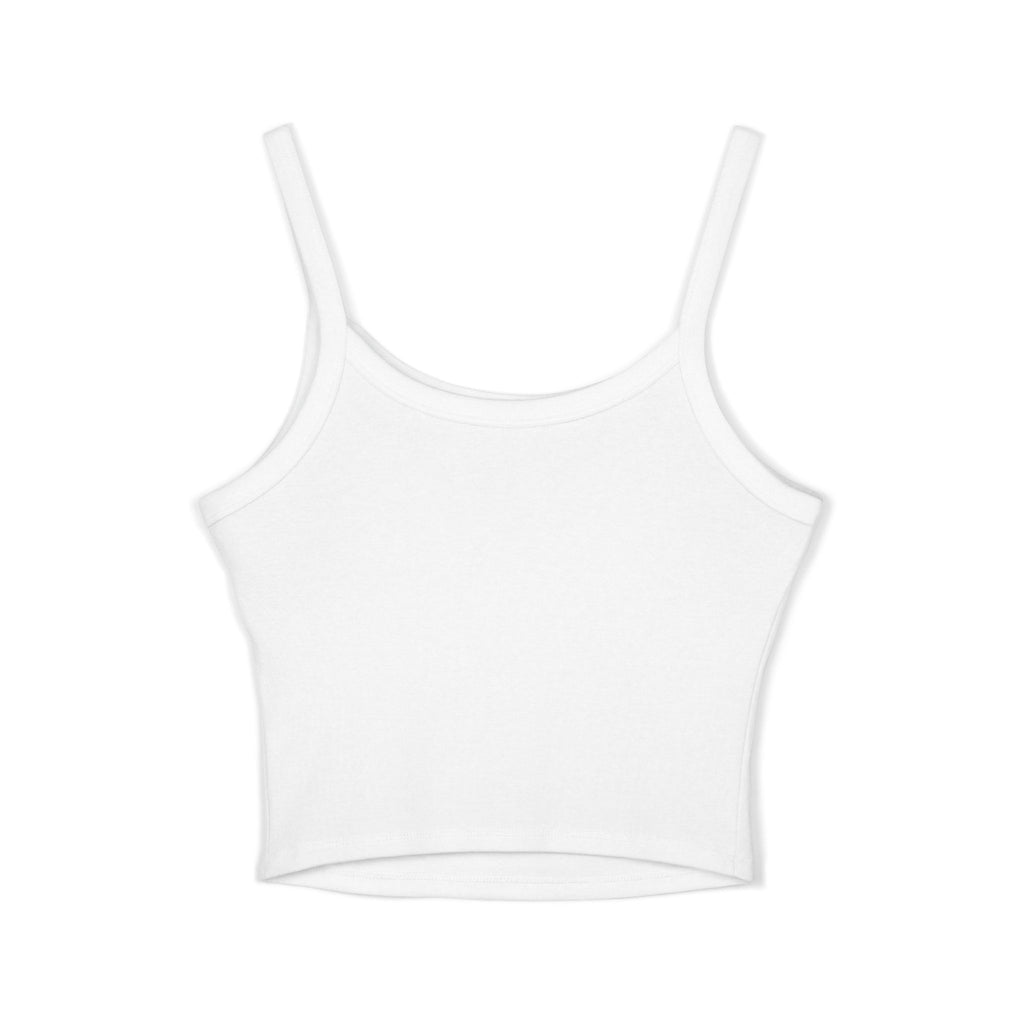 Crop Tank Top — Shushing Rainbow Lips with "I Don’t Understand" Finger Tattoo