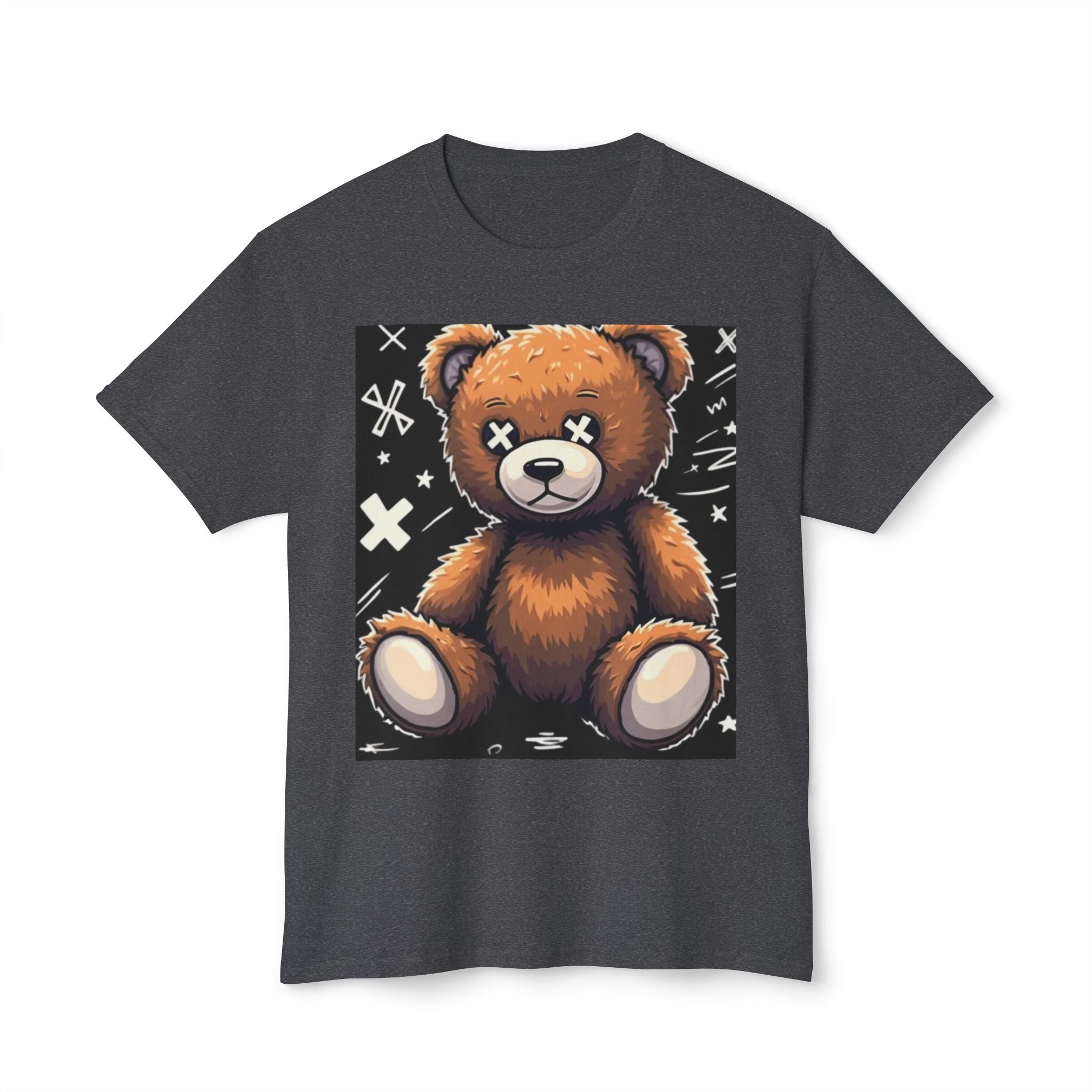T-Shirt — Vintage Injured Teddy Bear "I Never Look Back, I Have Back Pain" Graphic