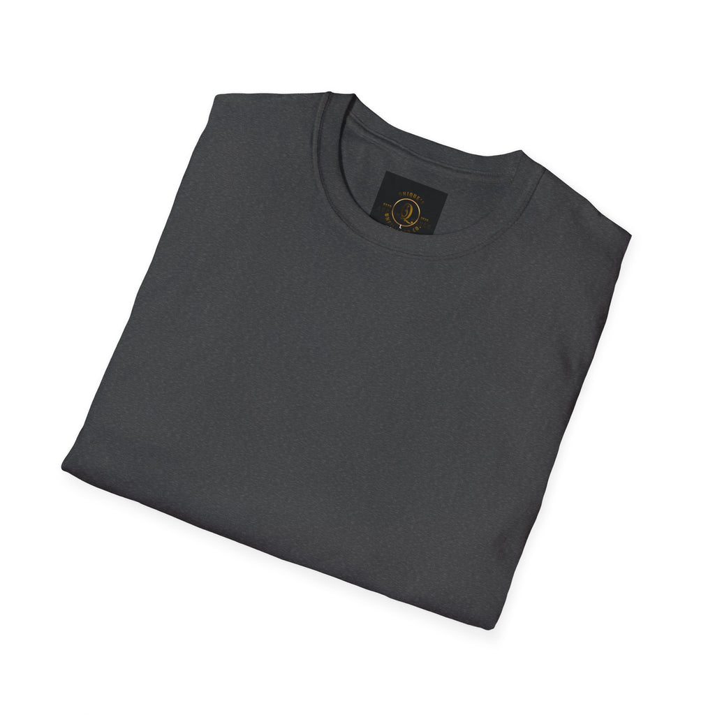 Blue Collar T-Shirt — "Blood, Sweat, Profanity" Skull Workwear Tee