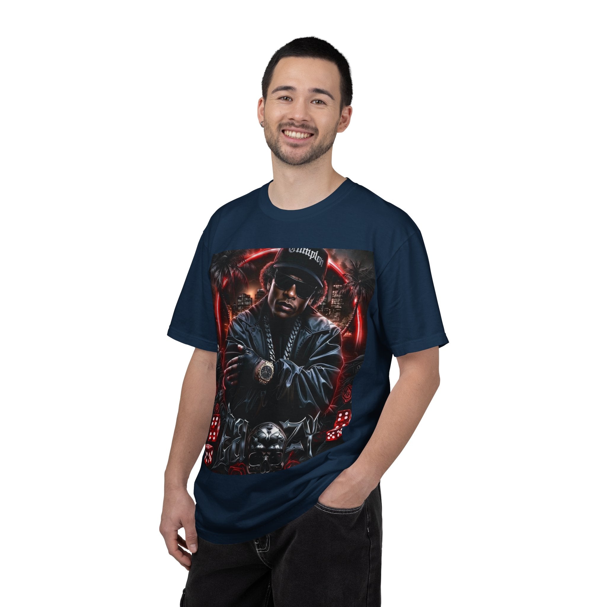 Rap Legend Graphic T-Shirt — Urban Hip Hop Portrait Tee