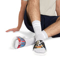 One Piece Skull Logo Slide Sandals — Men’s Removable‑Strap Beach Slides