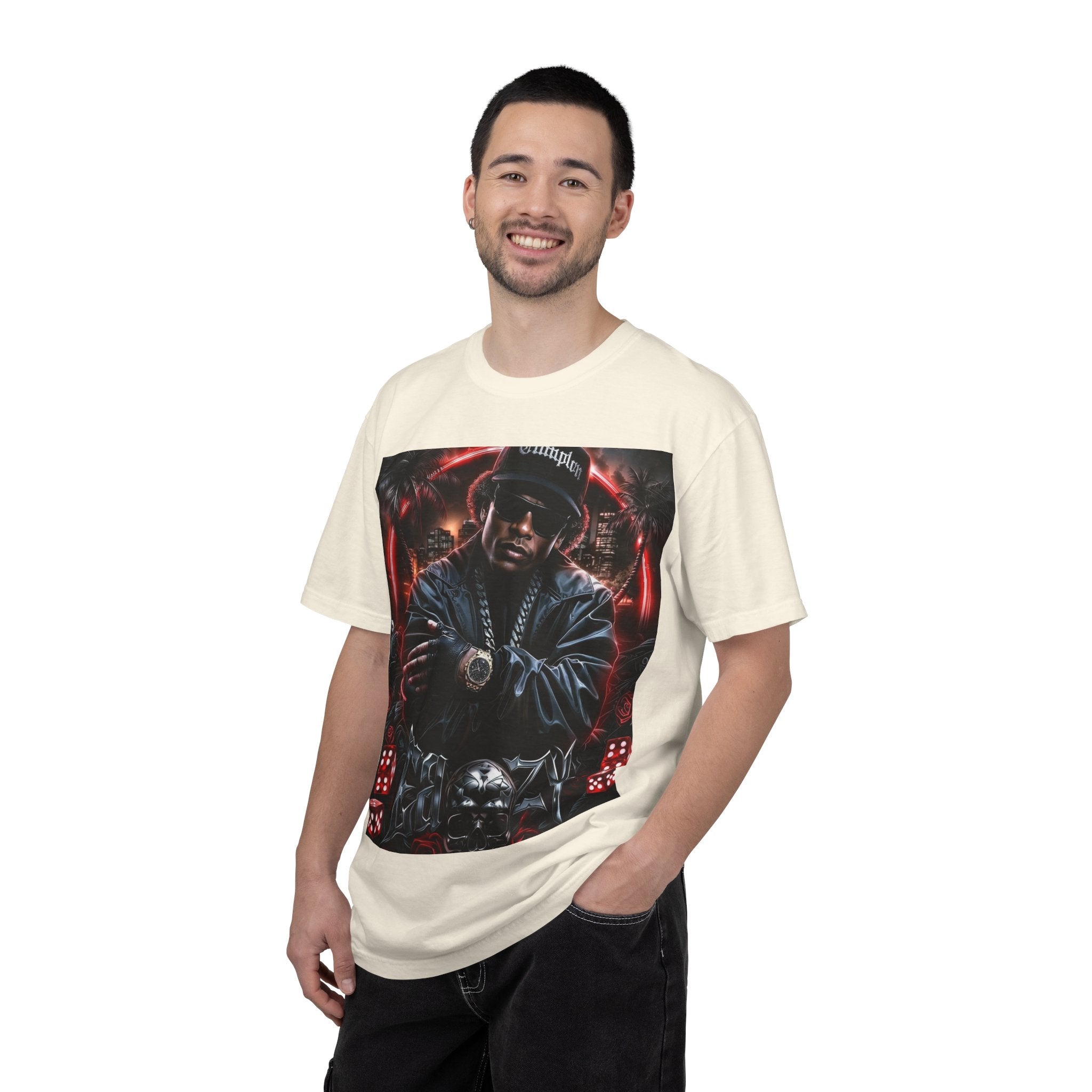 Rap Legend Graphic T-Shirt — Urban Hip Hop Portrait Tee