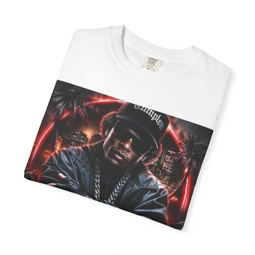 Rap Legend Graphic T-Shirt — Urban Hip Hop Portrait Tee