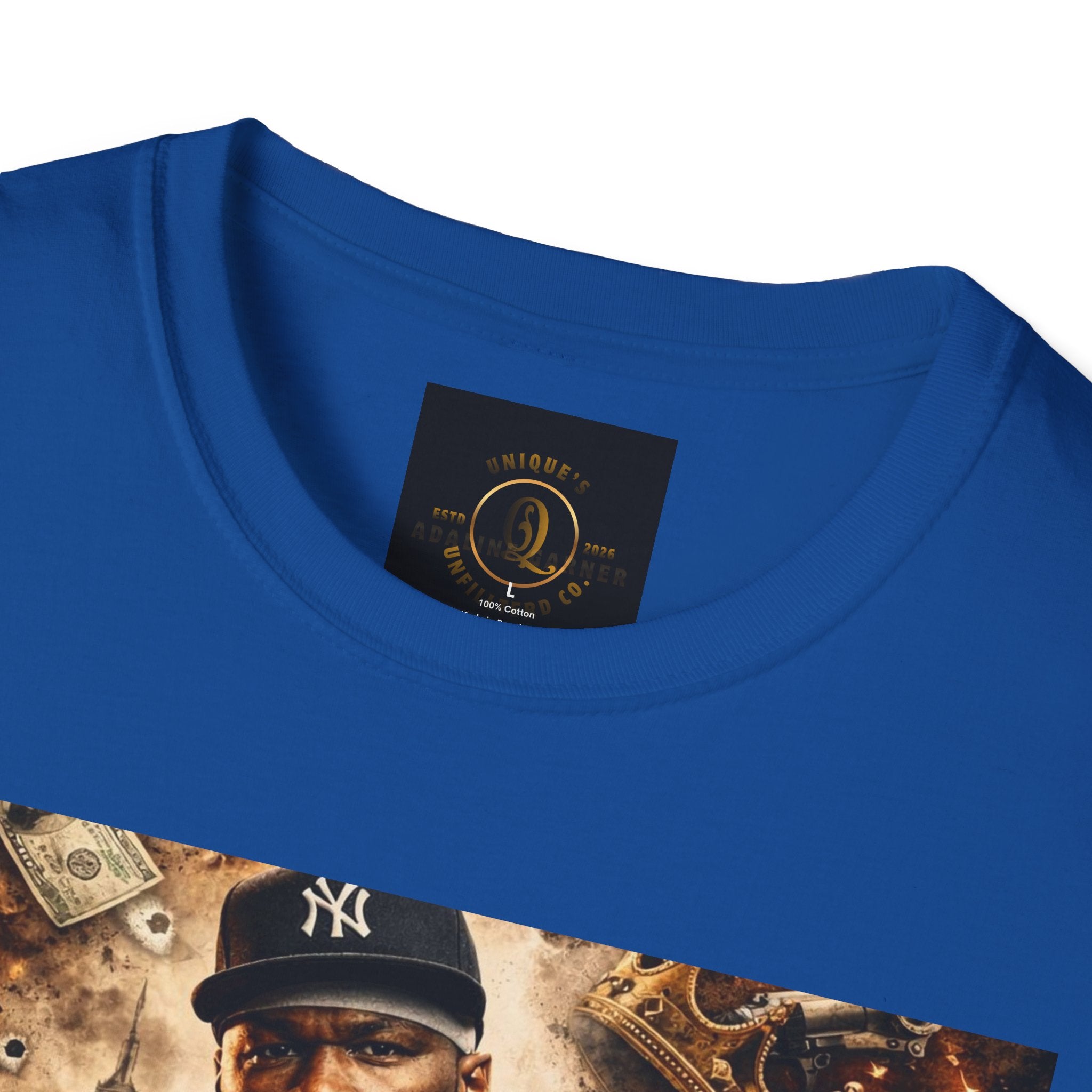 Hip-Hop Tribute T-Shirt — Gritty Urban Portrait Graphic