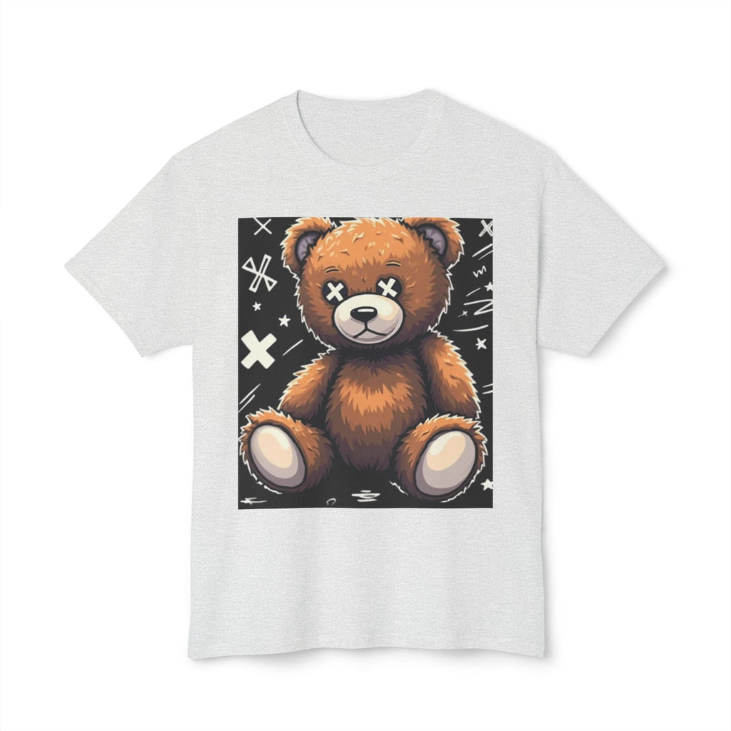 T-Shirt — Vintage Injured Teddy Bear "I Never Look Back, I Have Back Pain" Graphic