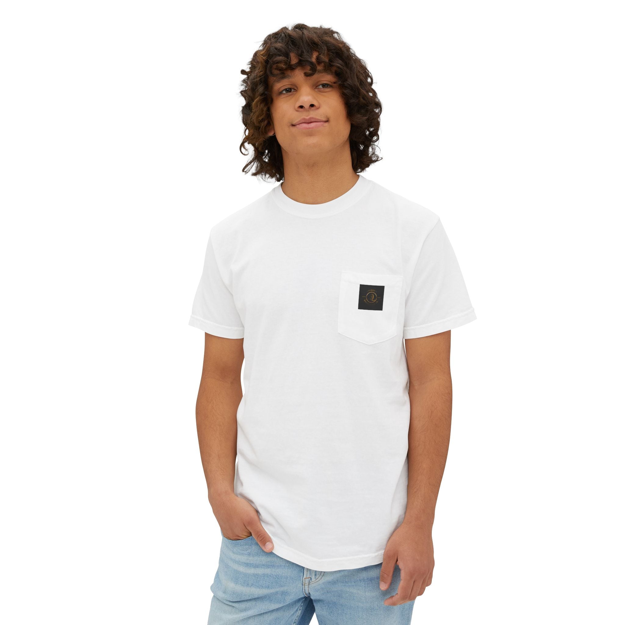 Pocket T-Shirt — "I’m a Good Person But Don’t Give Me a Reason" Graphic