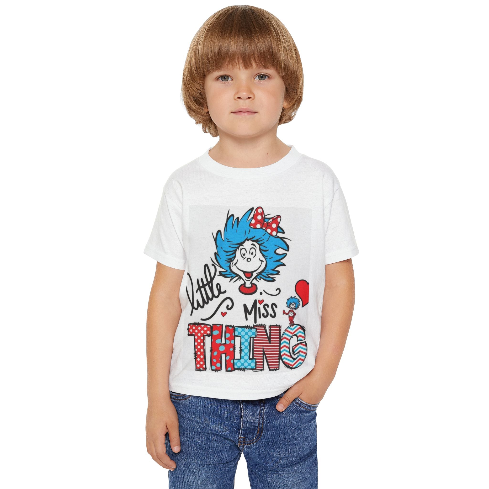 Little Miss Thing Toddler T-Shirt — Colorful Dr. Seuss Inspired Girls' Tee