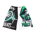 Philly Eagles Graphic Sports Shorts — Green Drip Football Fan Shorts