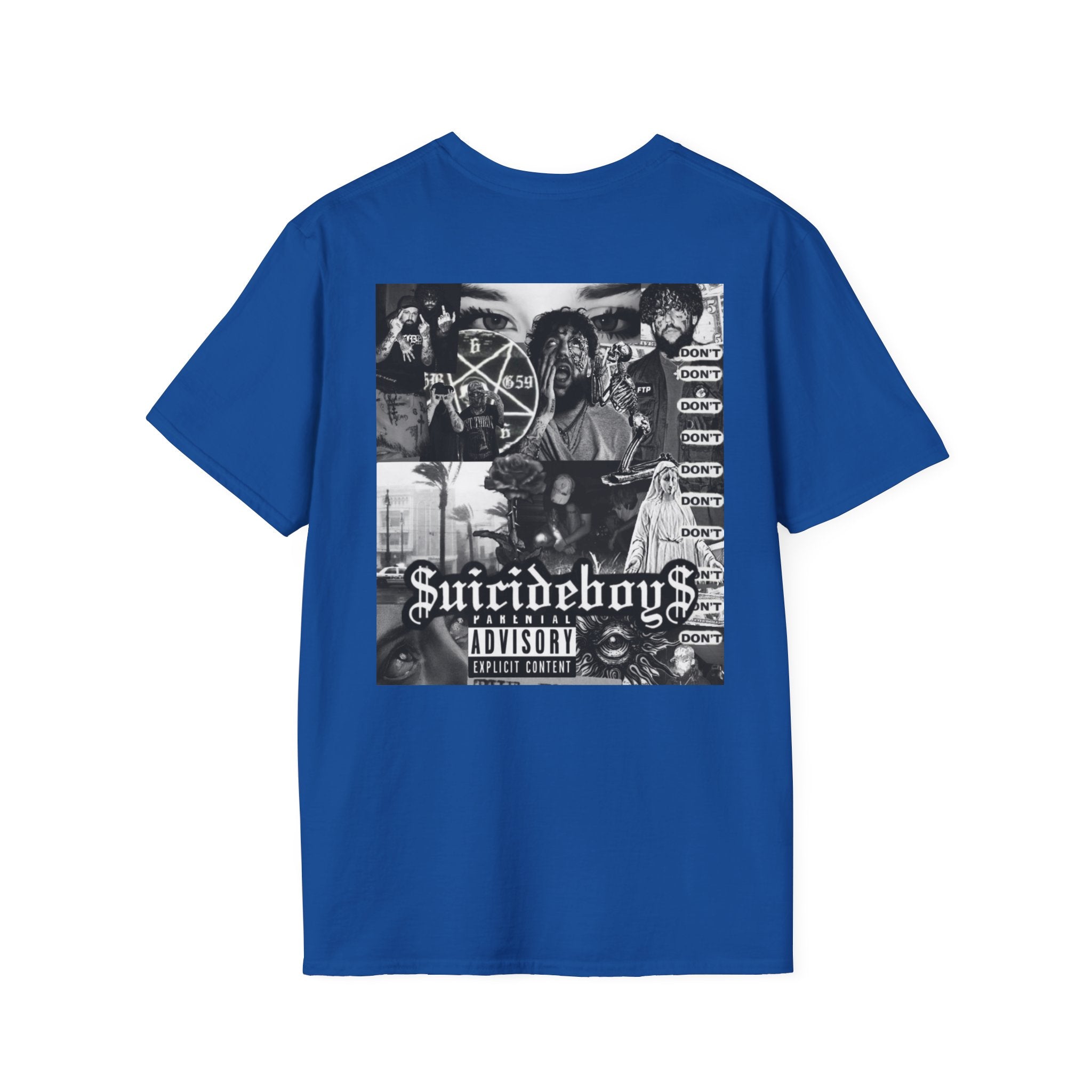 Suicideboys Graphic T-Shirt — Black & White Rap Crew Photo Tee