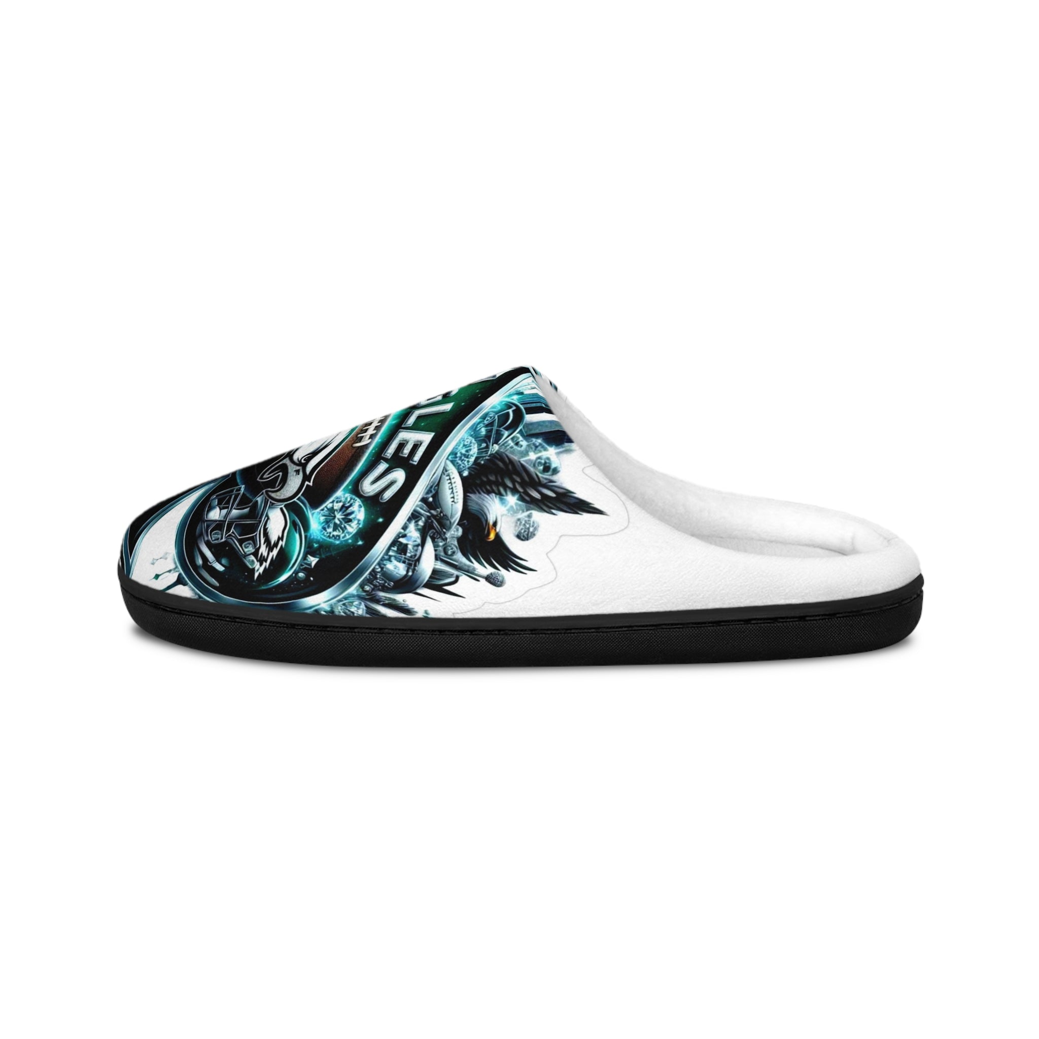 Eagles Graphic Men's Indoor Slippers - Team Logo Comfort Slides