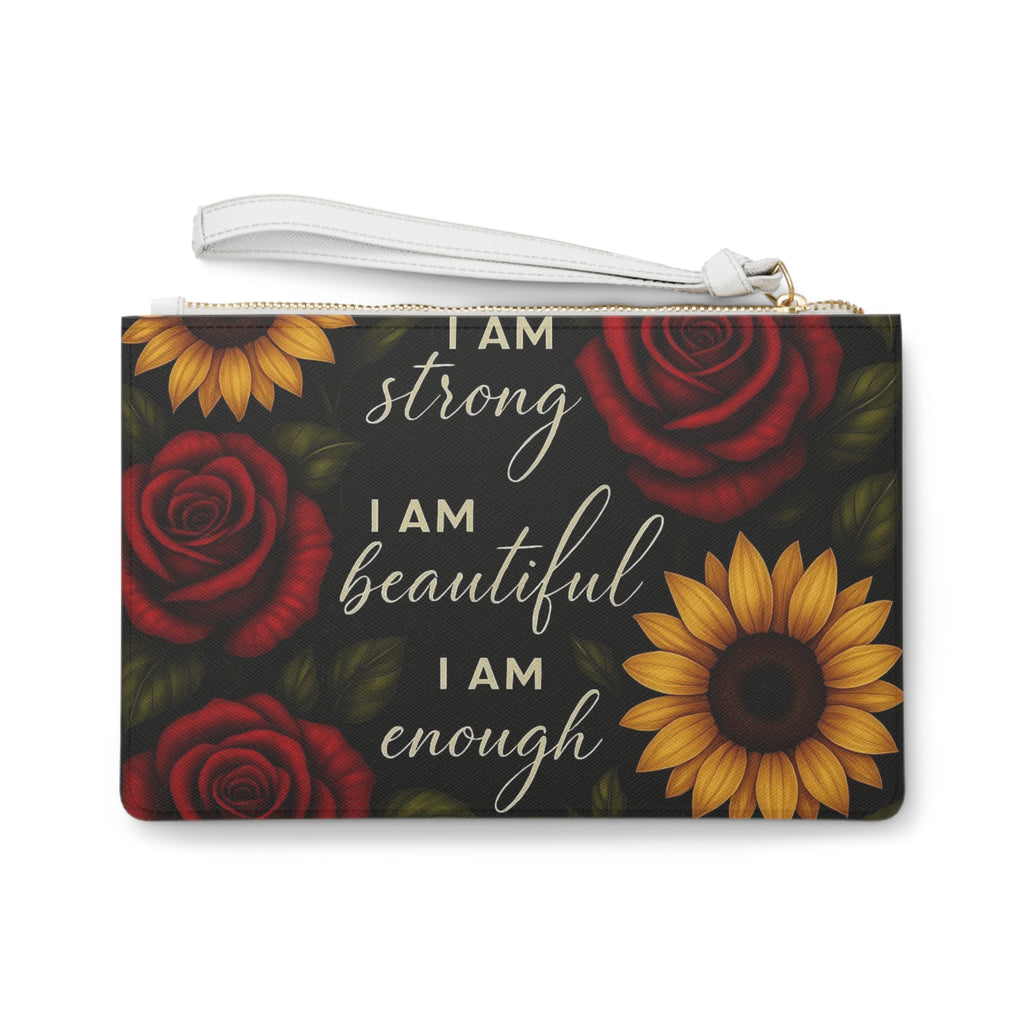 Clutch Bag — "Made for More" Ephesians 2:10 Christian Faith Wristlet