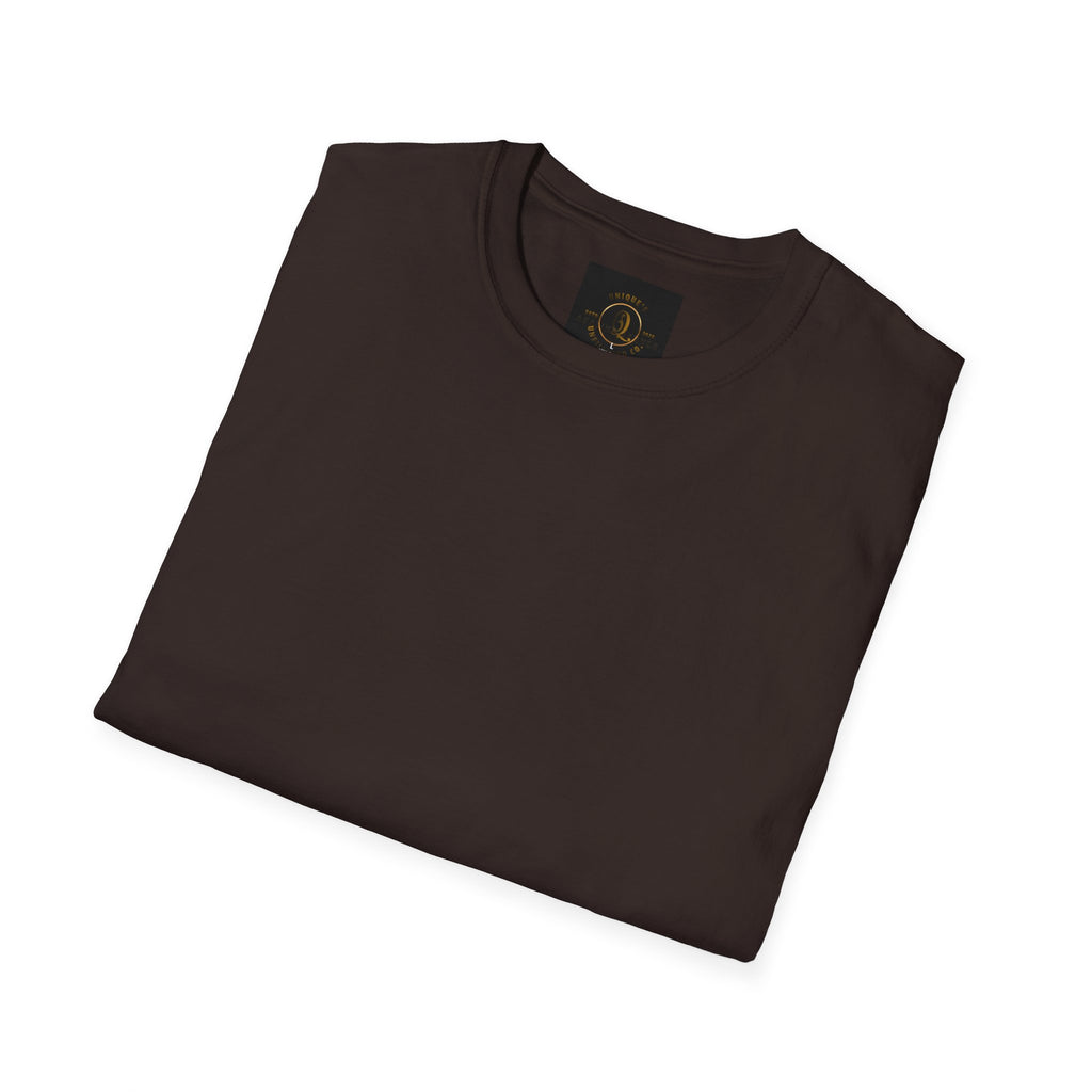 Blue Collar T-Shirt — "Blood, Sweat, Profanity" Skull Workwear Tee
