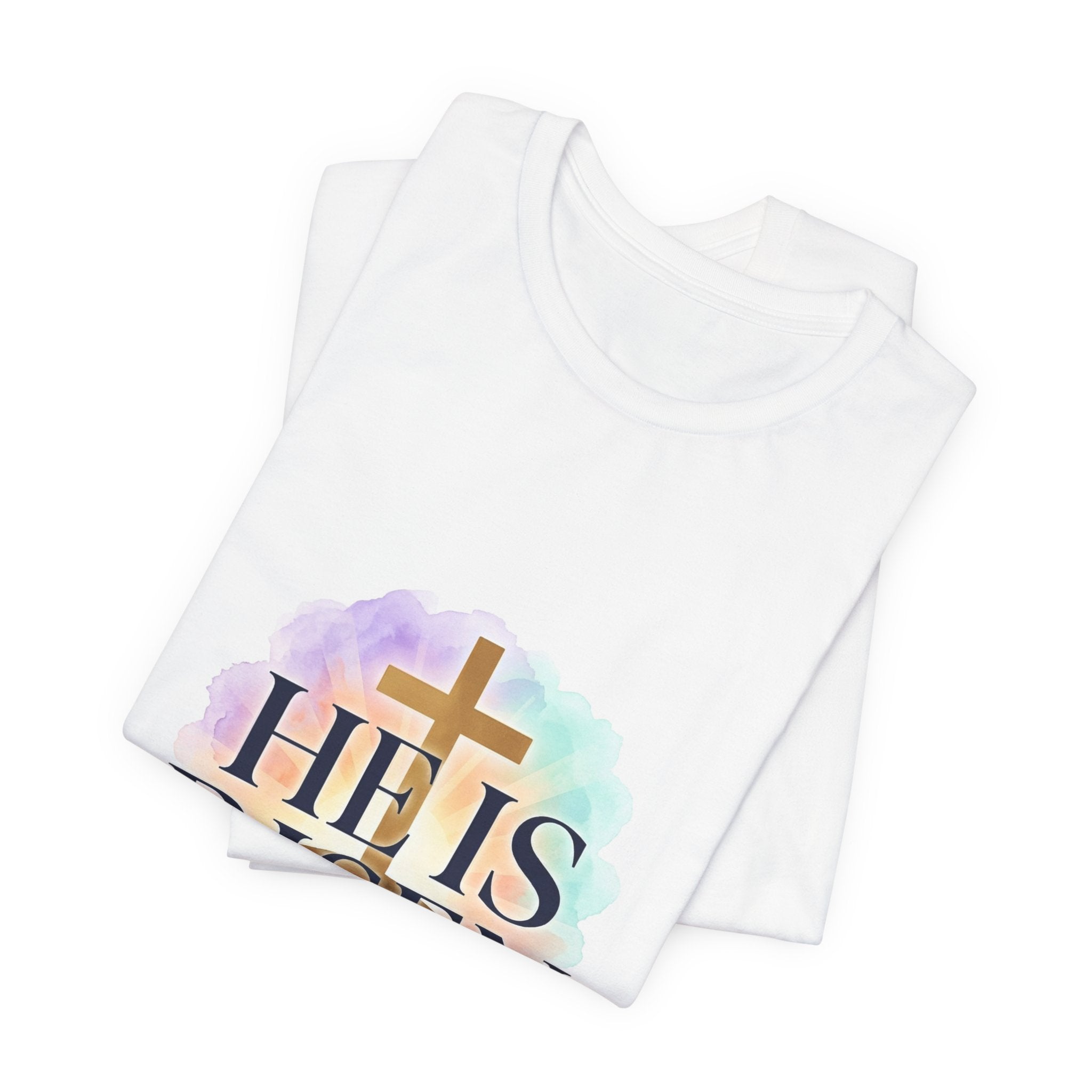He Is Risen Tee | Easter shirt, Christian apparel, resurrection scripture
