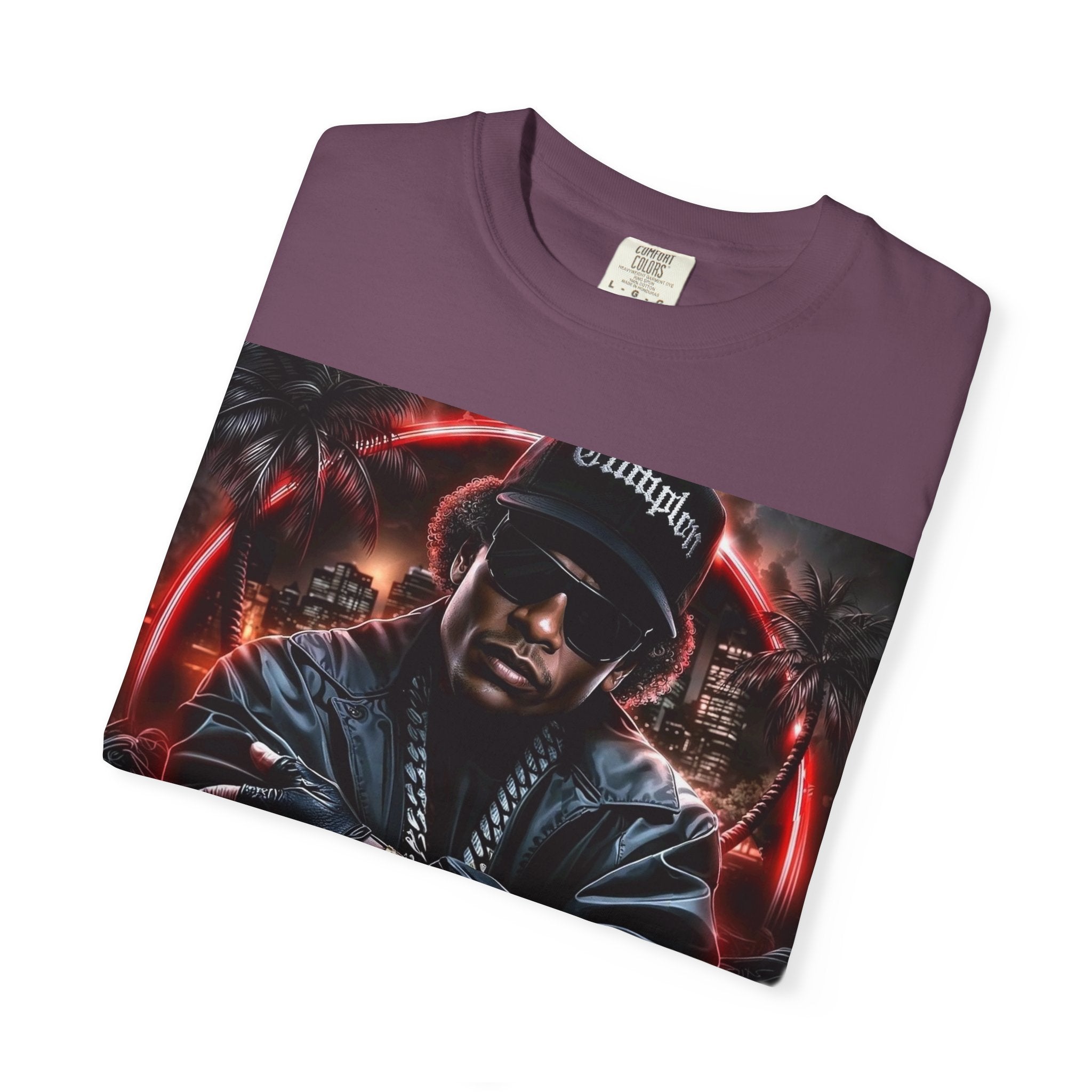 Rap Legend Graphic T-Shirt — Urban Hip Hop Portrait Tee