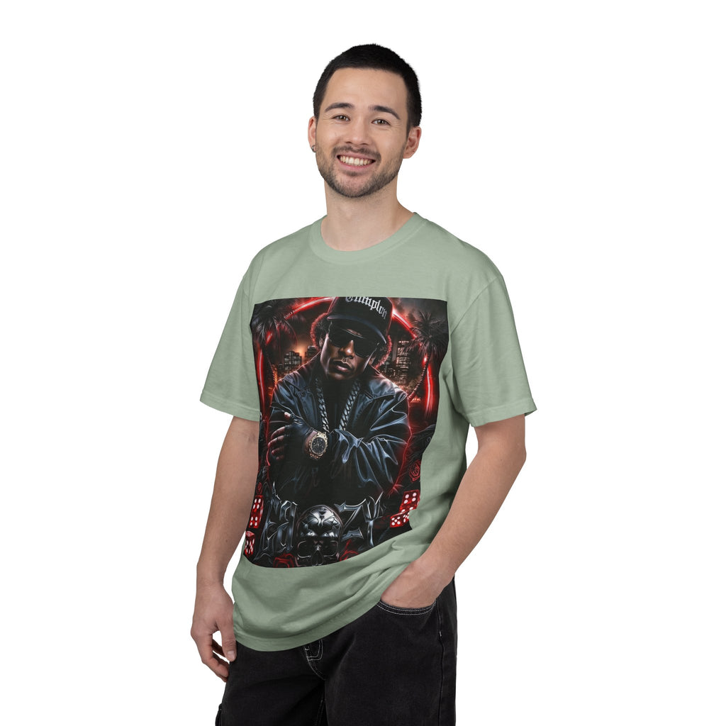 Rap Legend Graphic T-Shirt — Urban Hip Hop Portrait Tee
