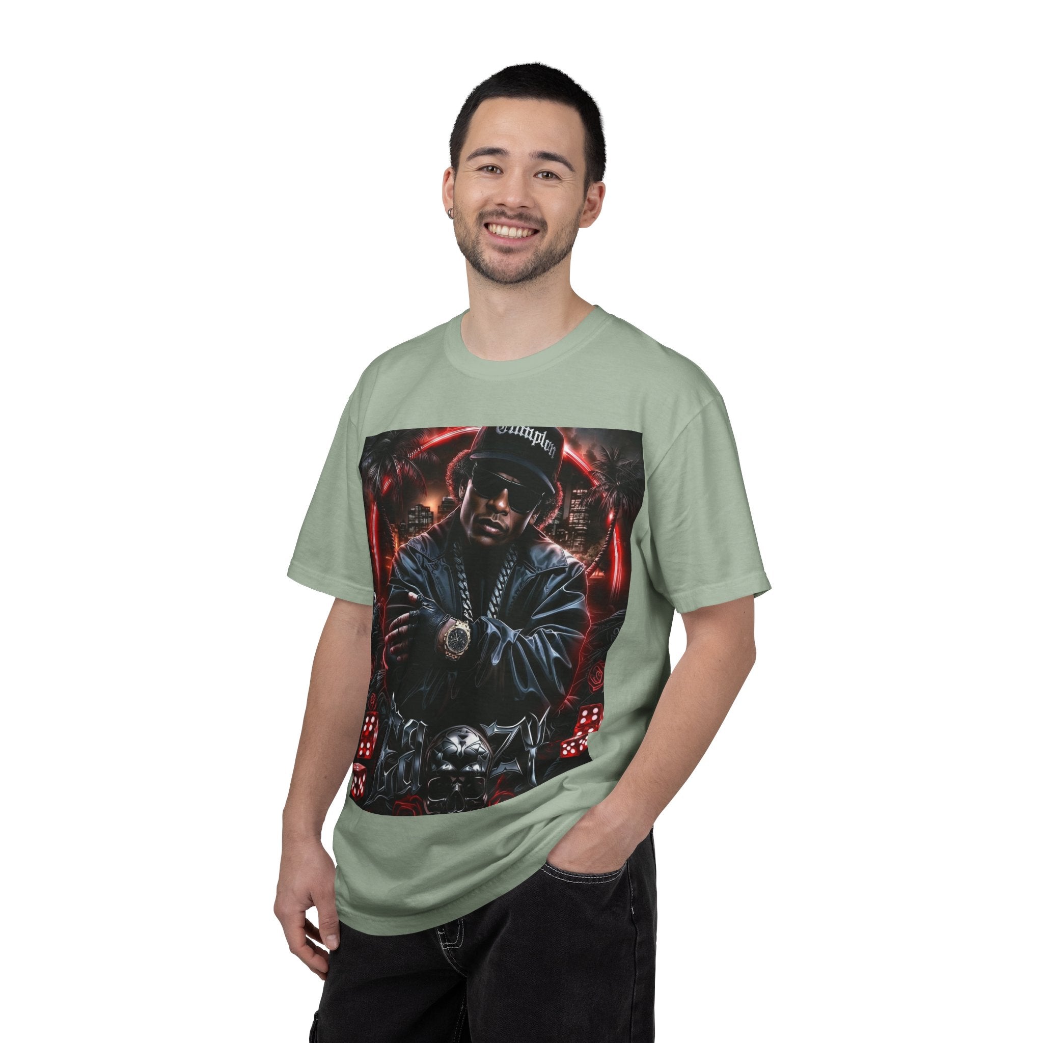 Rap Legend Graphic T-Shirt — Urban Hip Hop Portrait Tee
