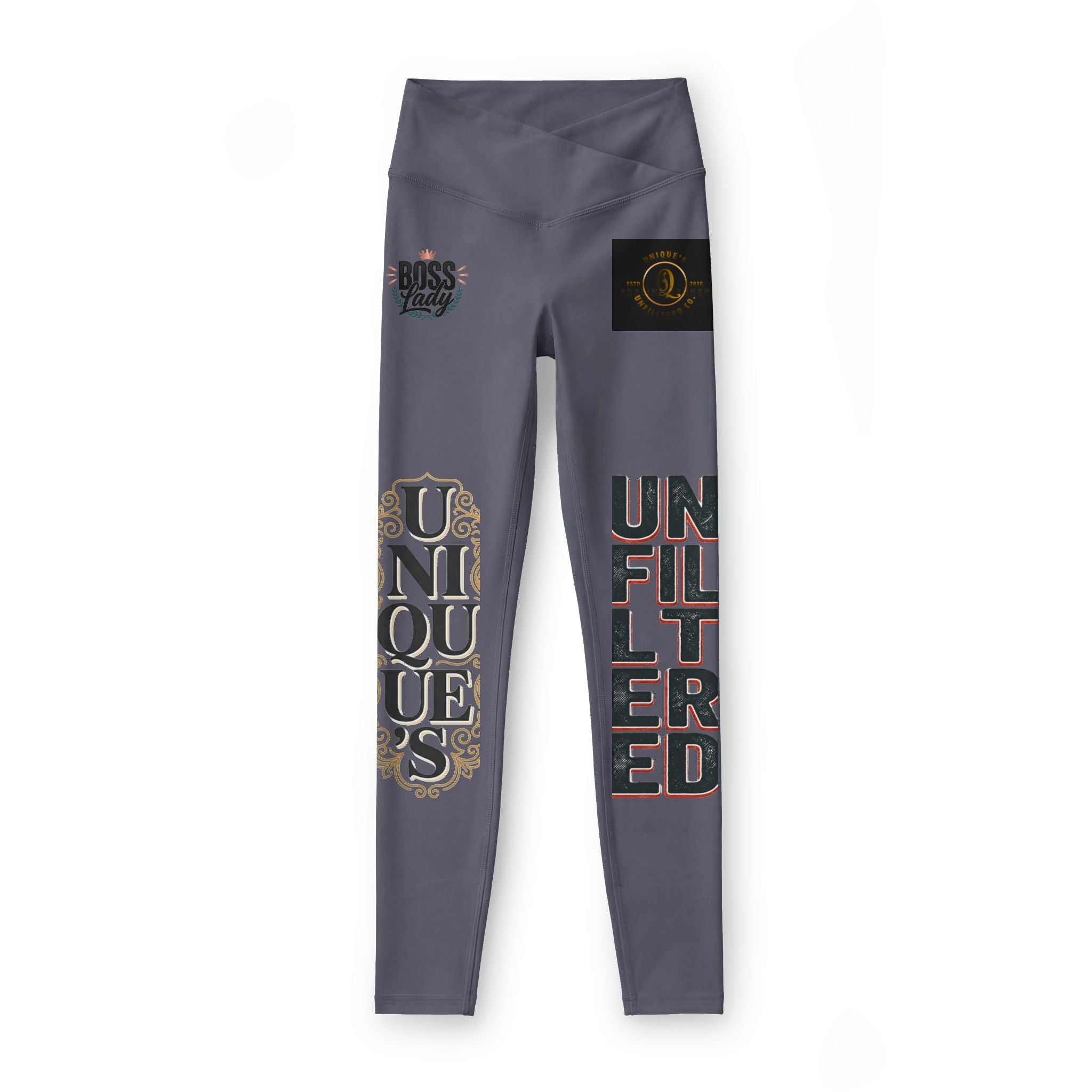 Unique & Unfiltered Women’s Leggings — Bold Graphic Luxe Activewear