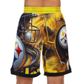 Pittsburgh Steelers Graphic Basketball Shorts — All-Over Print