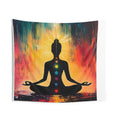 Chakra Meditation Wall Tapestry — Yoga Room Spiritual Decor