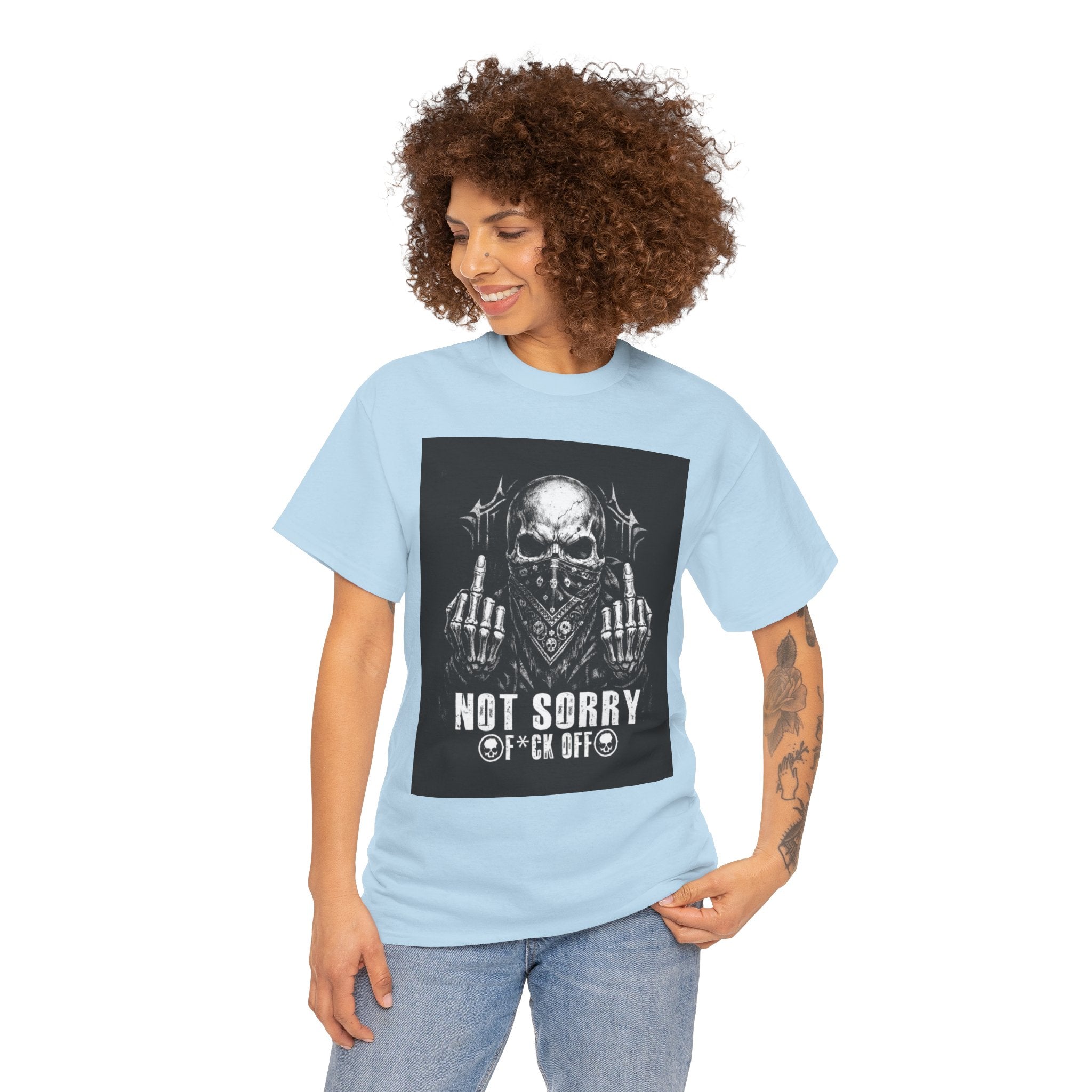 Not Sorry Skull Tee — 'F*ck Your Feelings' Graphic T-Shirt