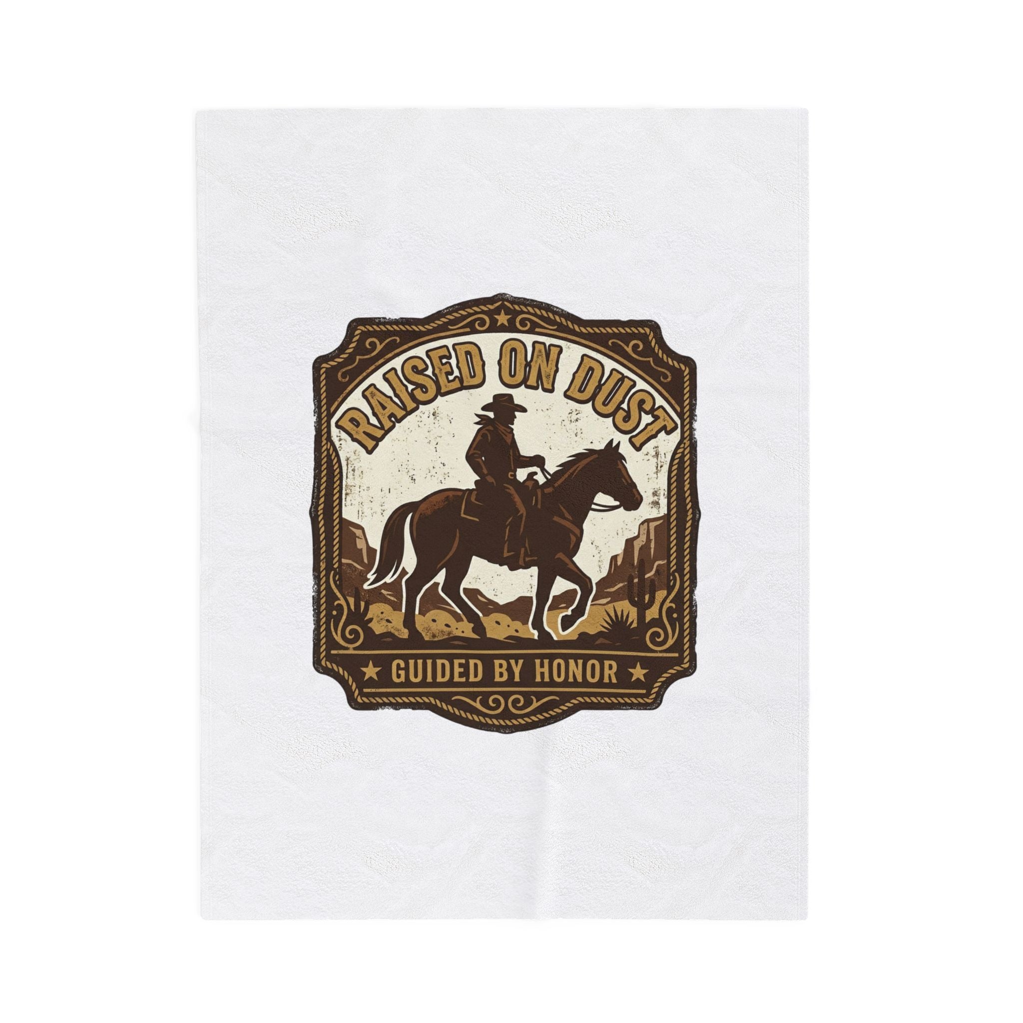 Raised on Dust Blanket | Western cowboy, frontier Americana, vintage desert tones