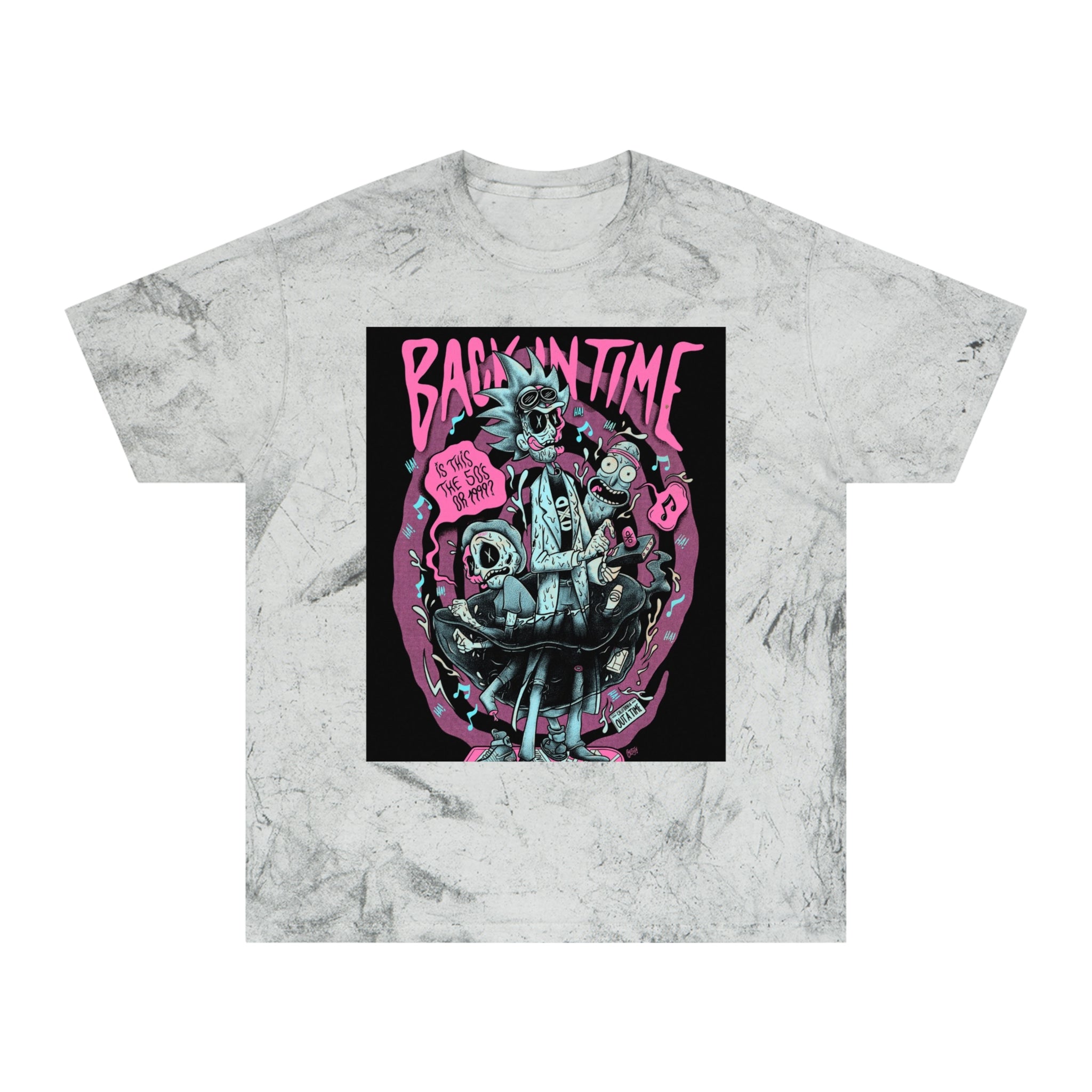 Psychedelic Rick & Morty Tee — Retro Trippy Graphic T-Shirt