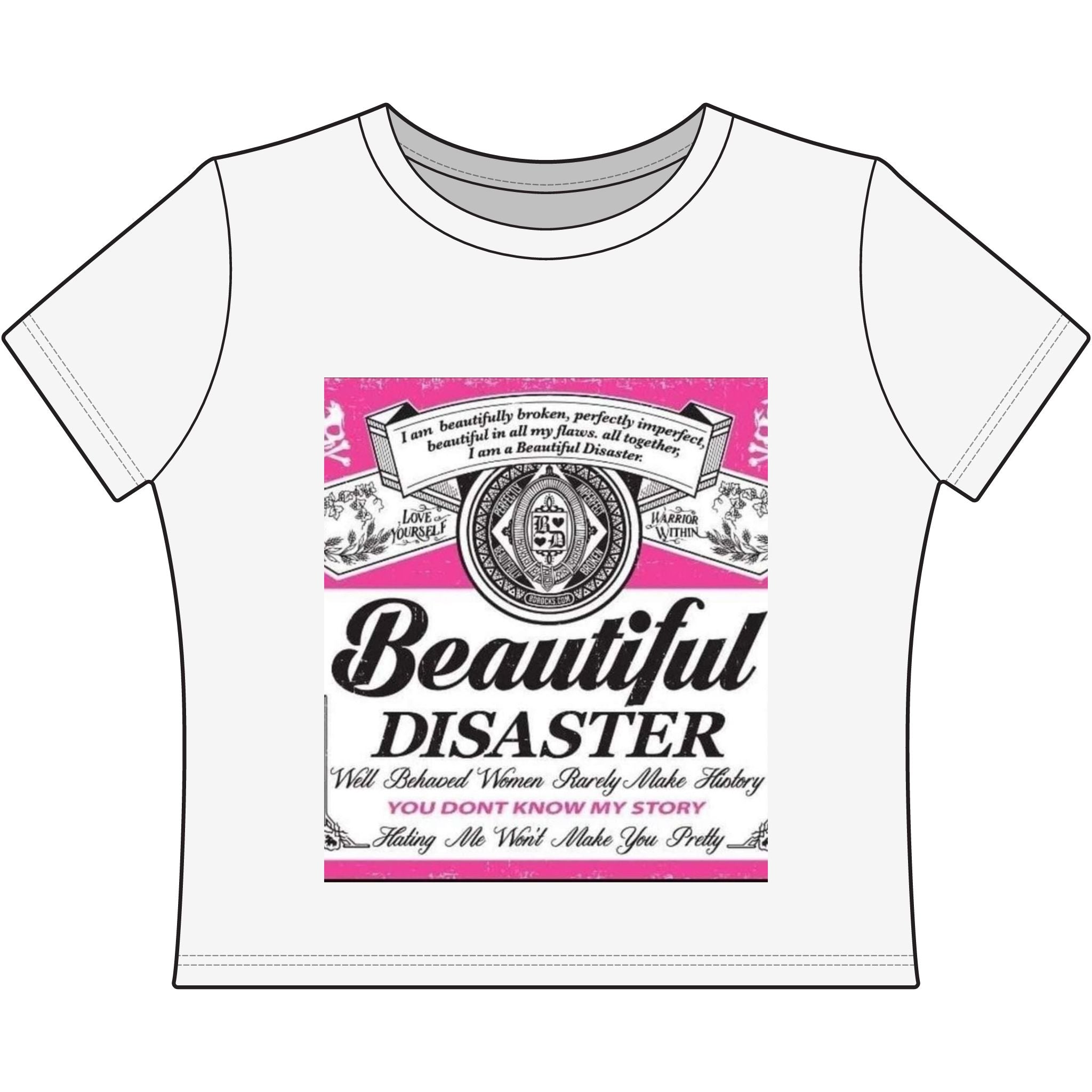 Beautiful Disaster / Boss Babe Women's Baby Tee
