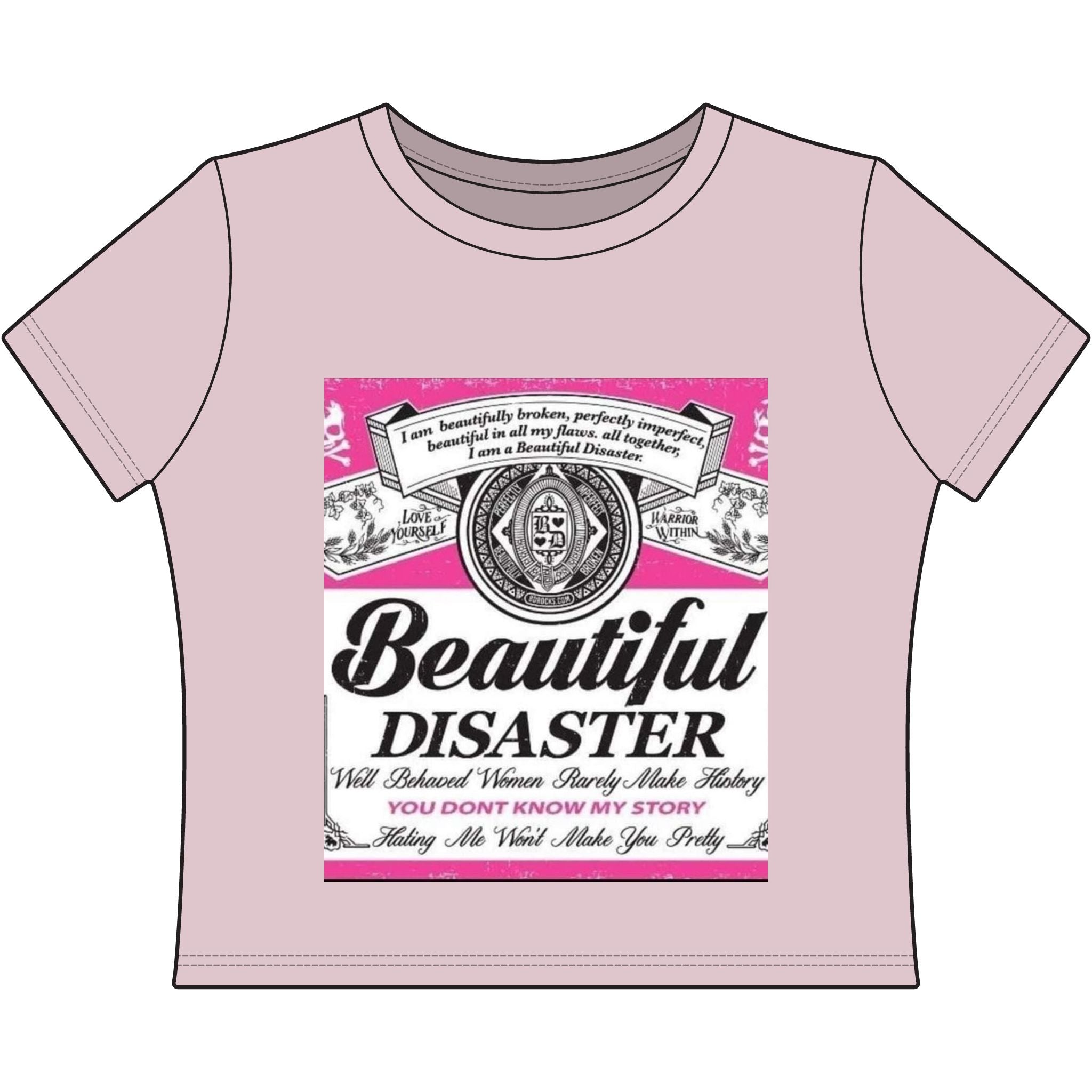 Beautiful Disaster / Boss Babe Women's Baby Tee