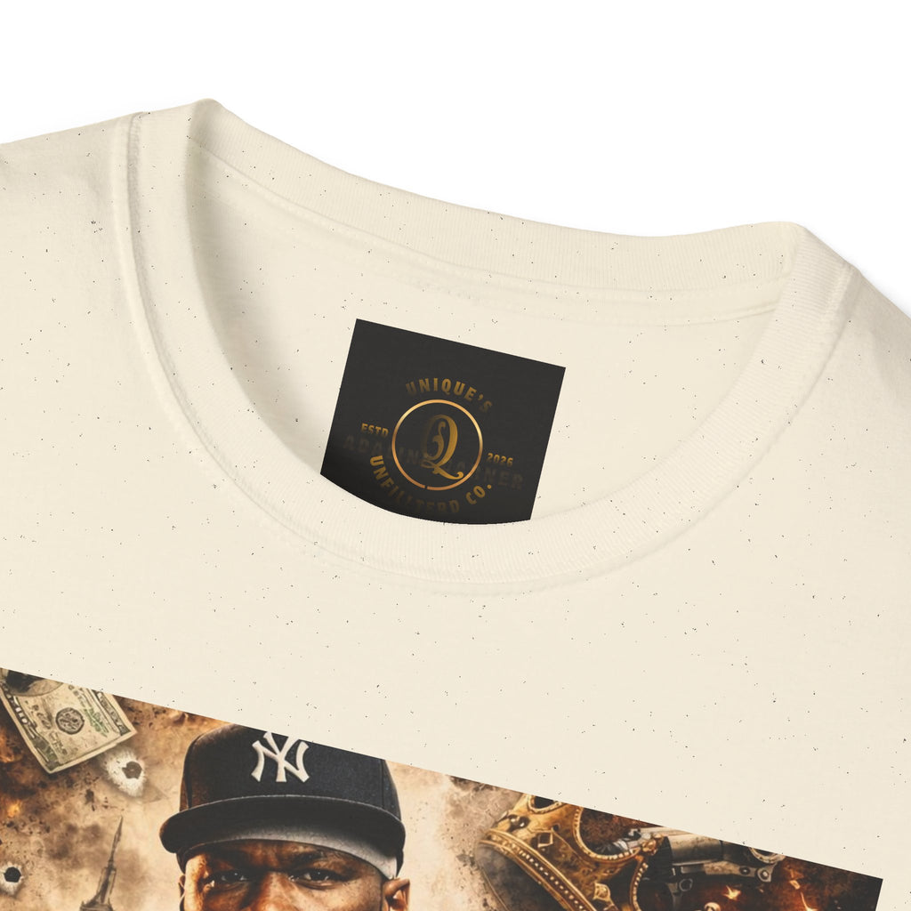 Hip-Hop Tribute T-Shirt — Gritty Urban Portrait Graphic