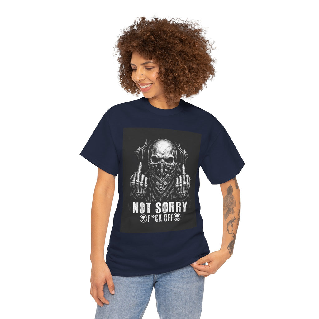 Not Sorry Skull Tee — 'F*ck Your Feelings' Graphic T-Shirt